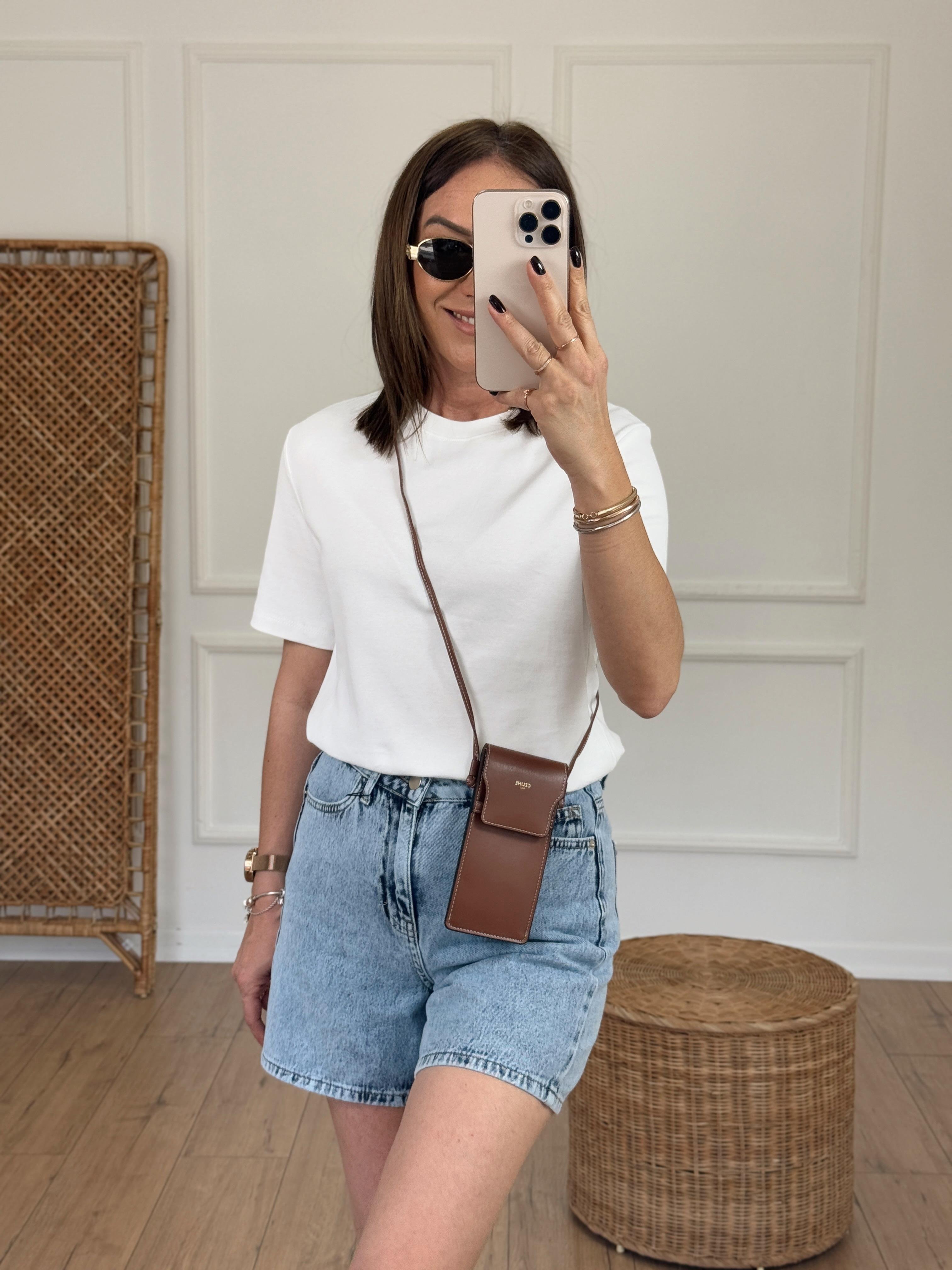 Basic Crew Neck T-Shirt Ecru