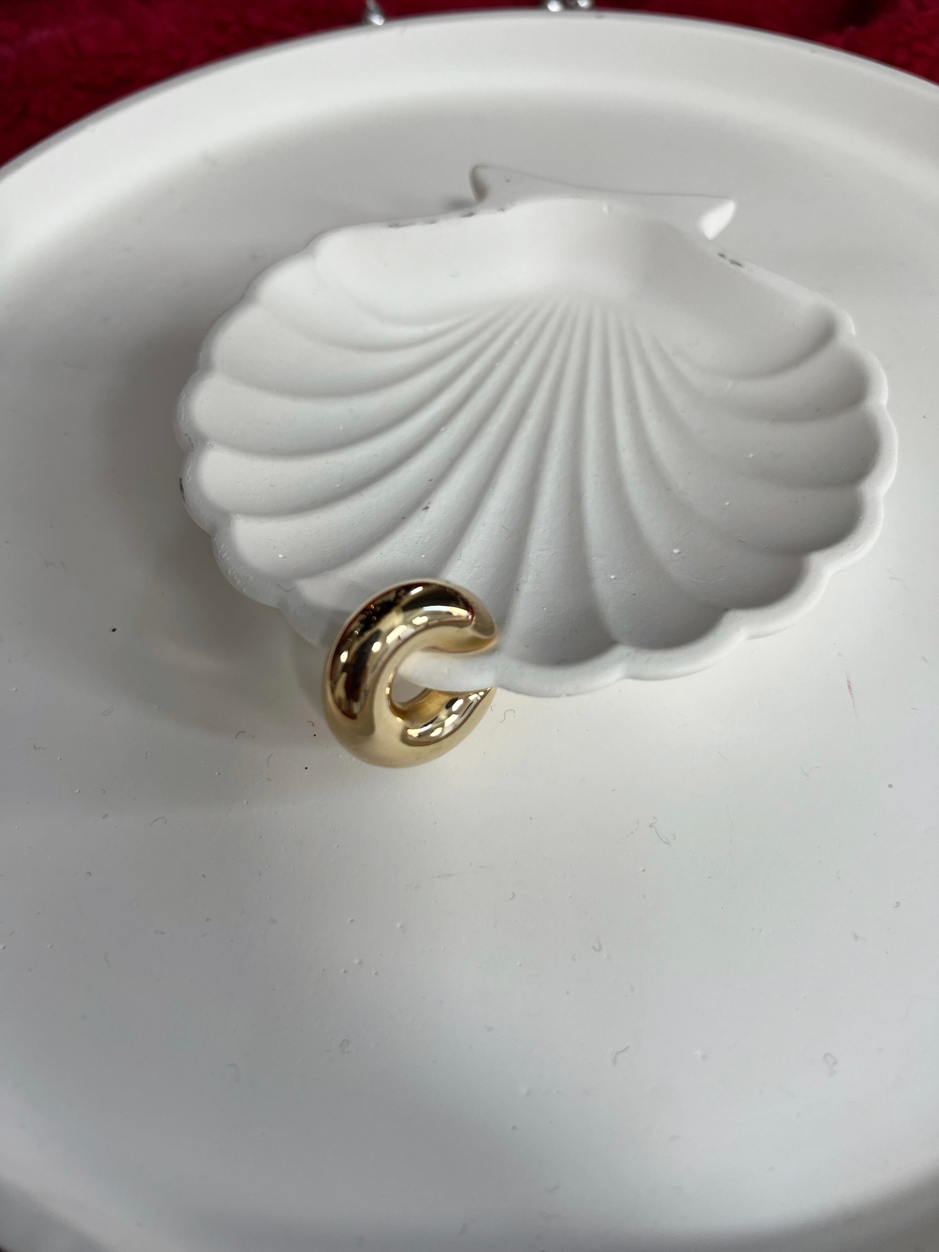 Boru Halka Kıkırdak Küpe GOLD