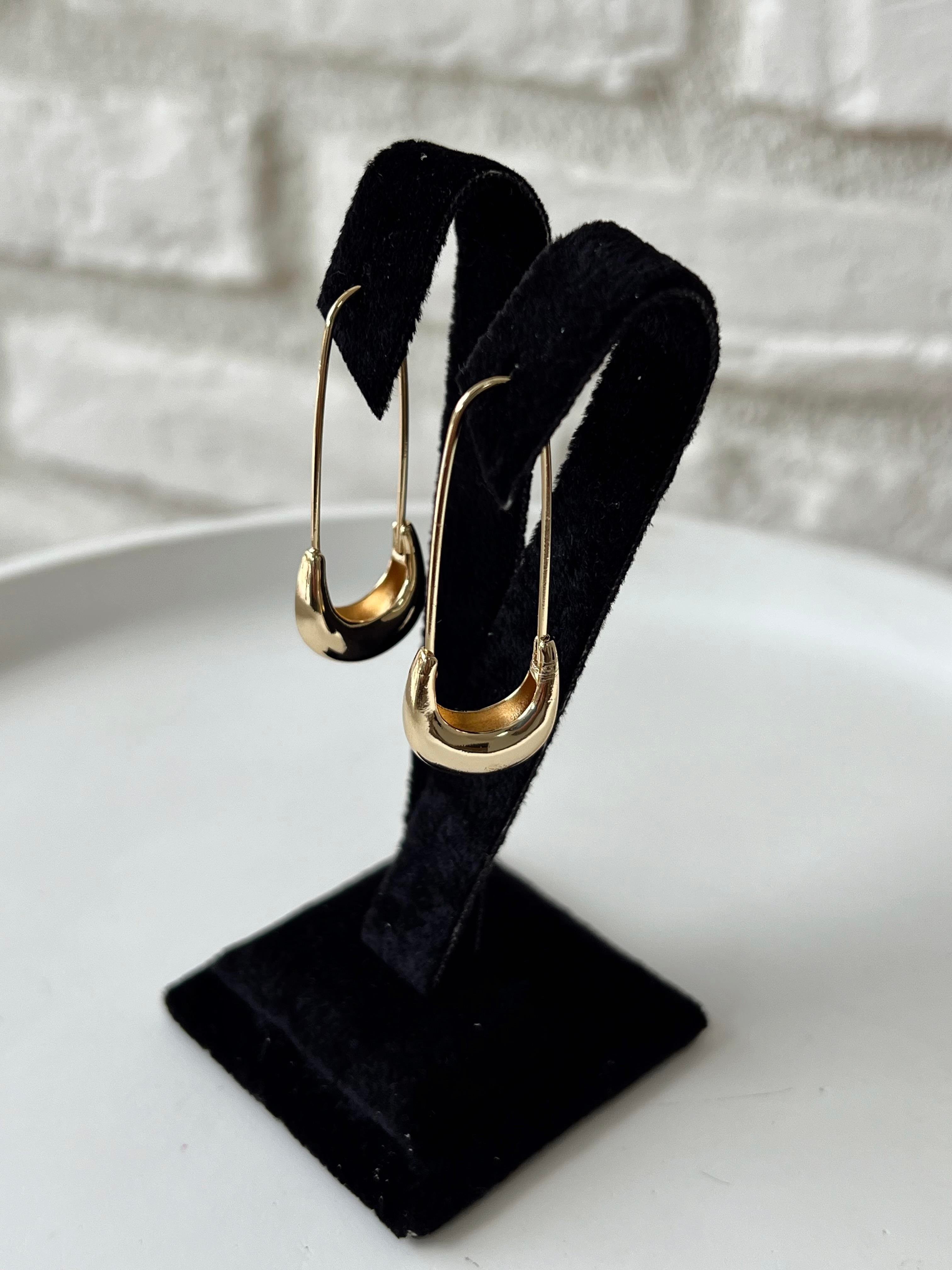 Çengel Model Tasarım Küpe GOLD