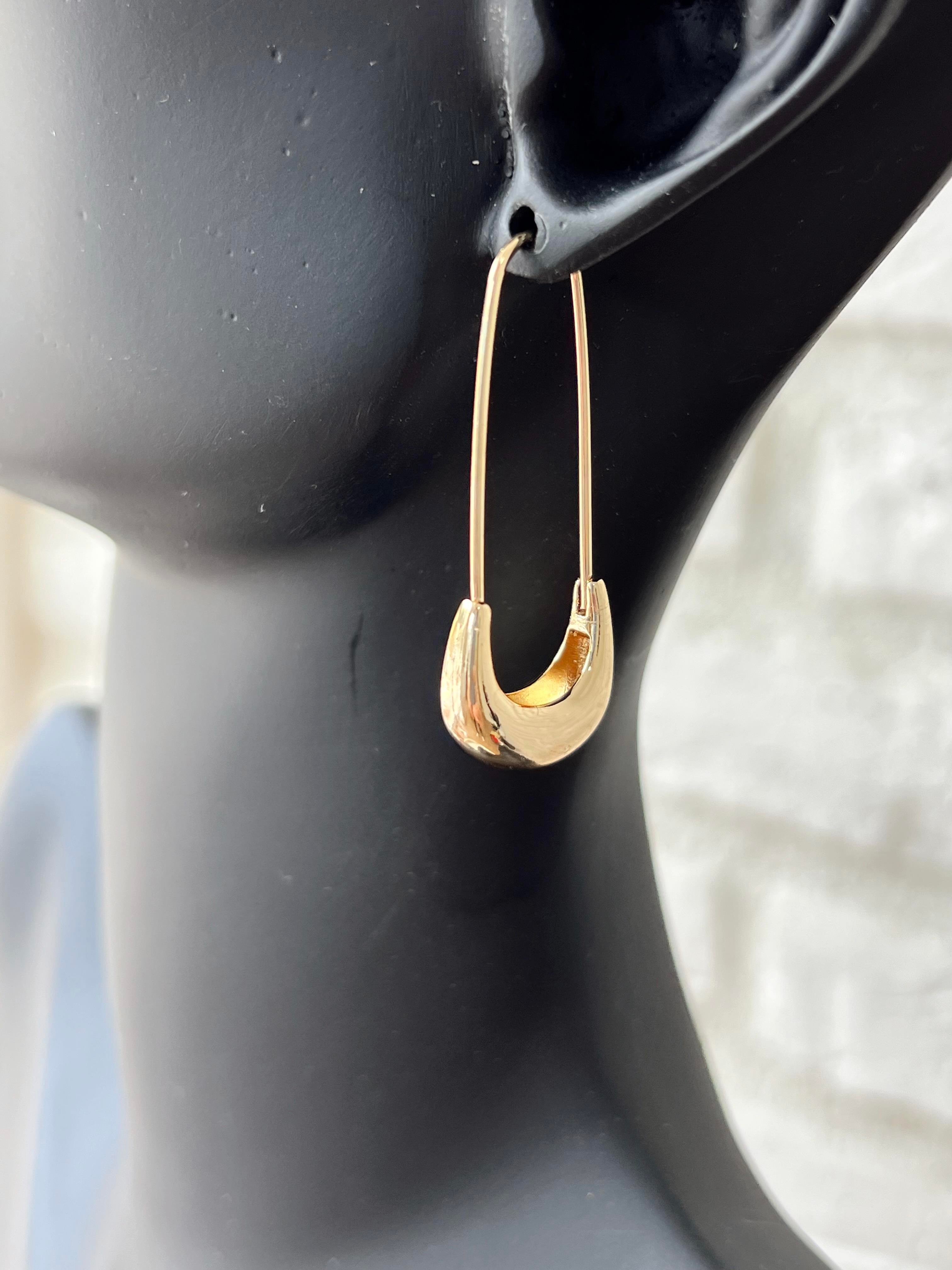 Çengel Model Tasarım Küpe GOLD