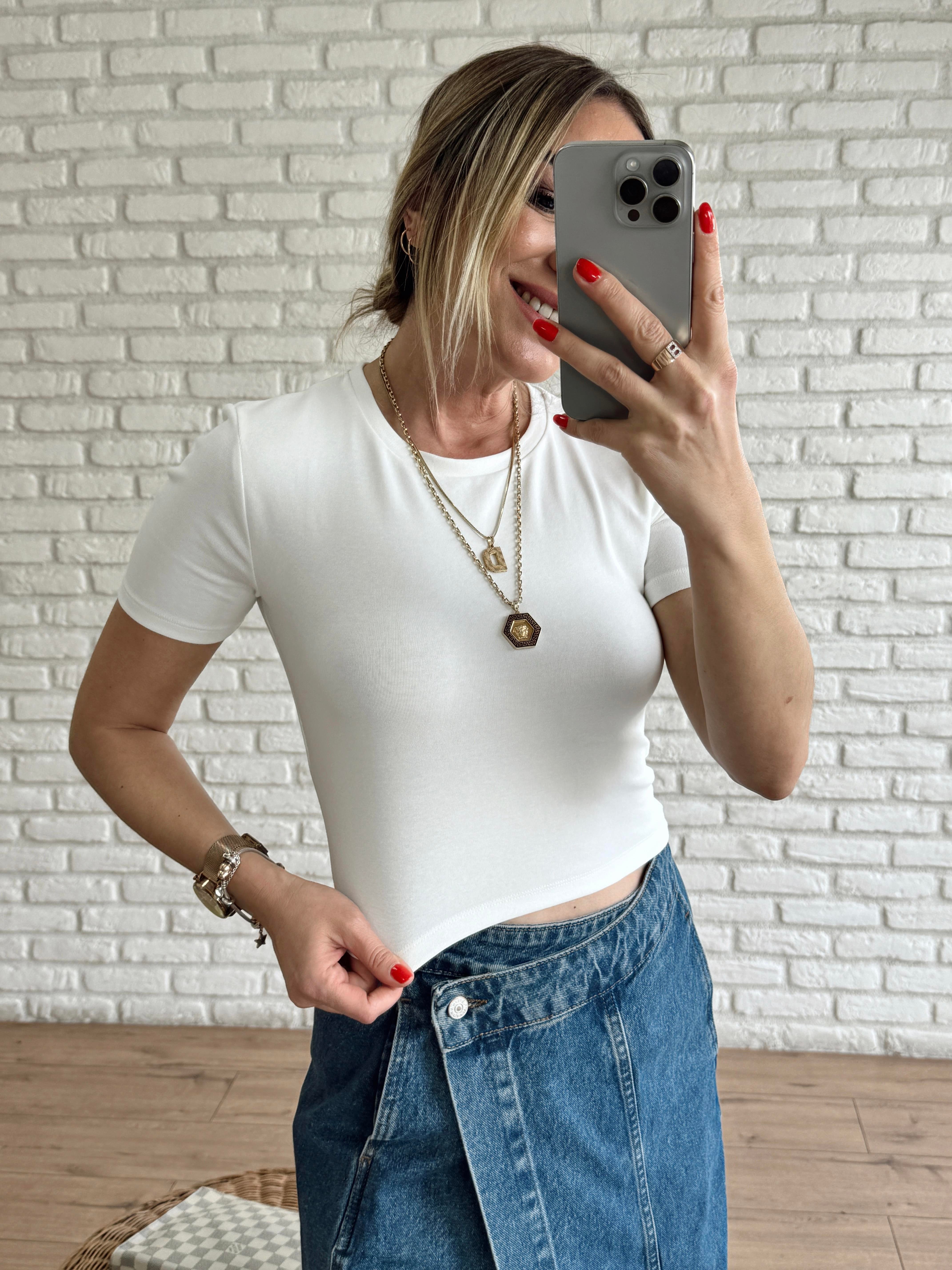 Crop Tshirt EKRU