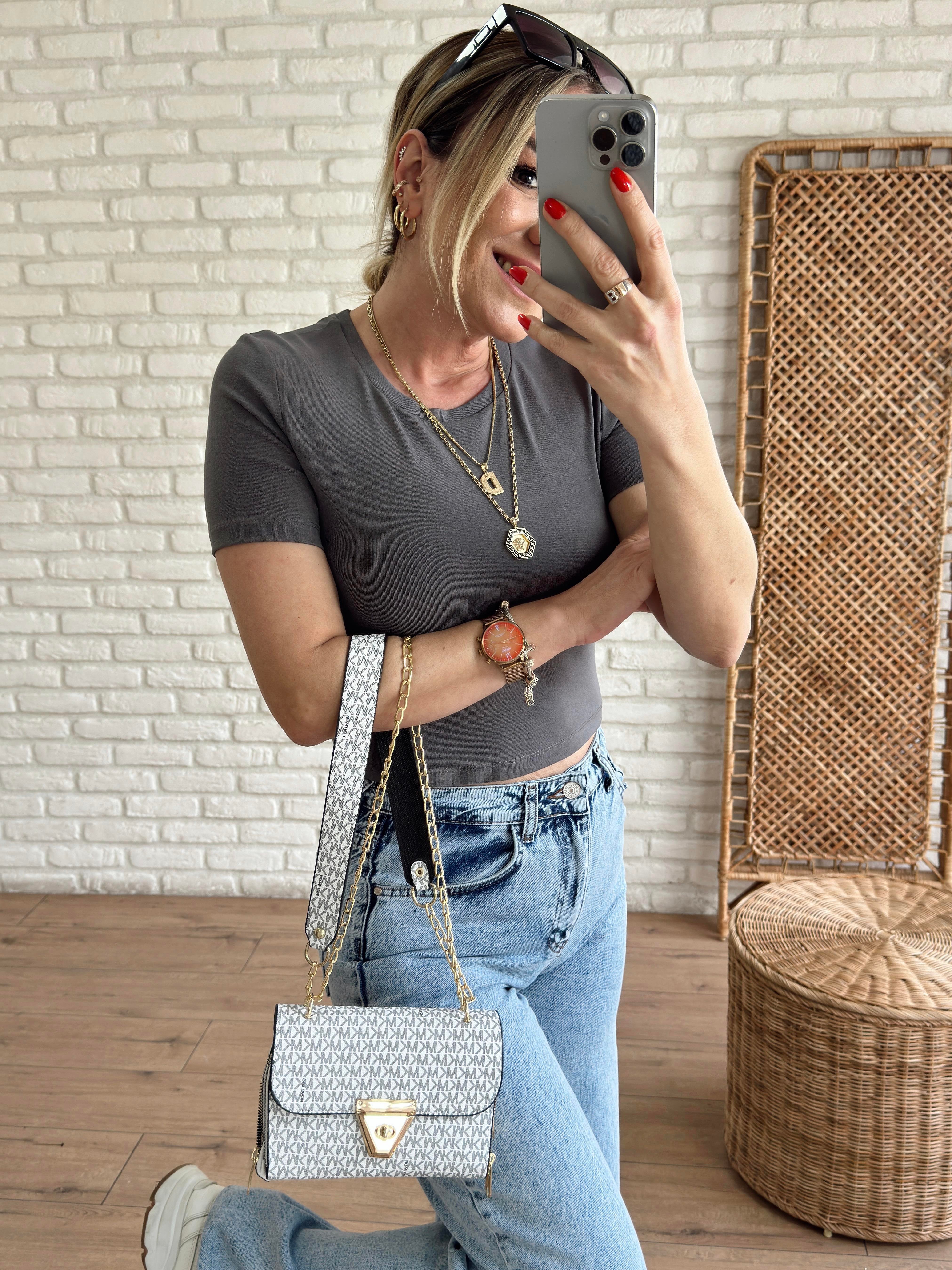 Crop Tshirt FÜME