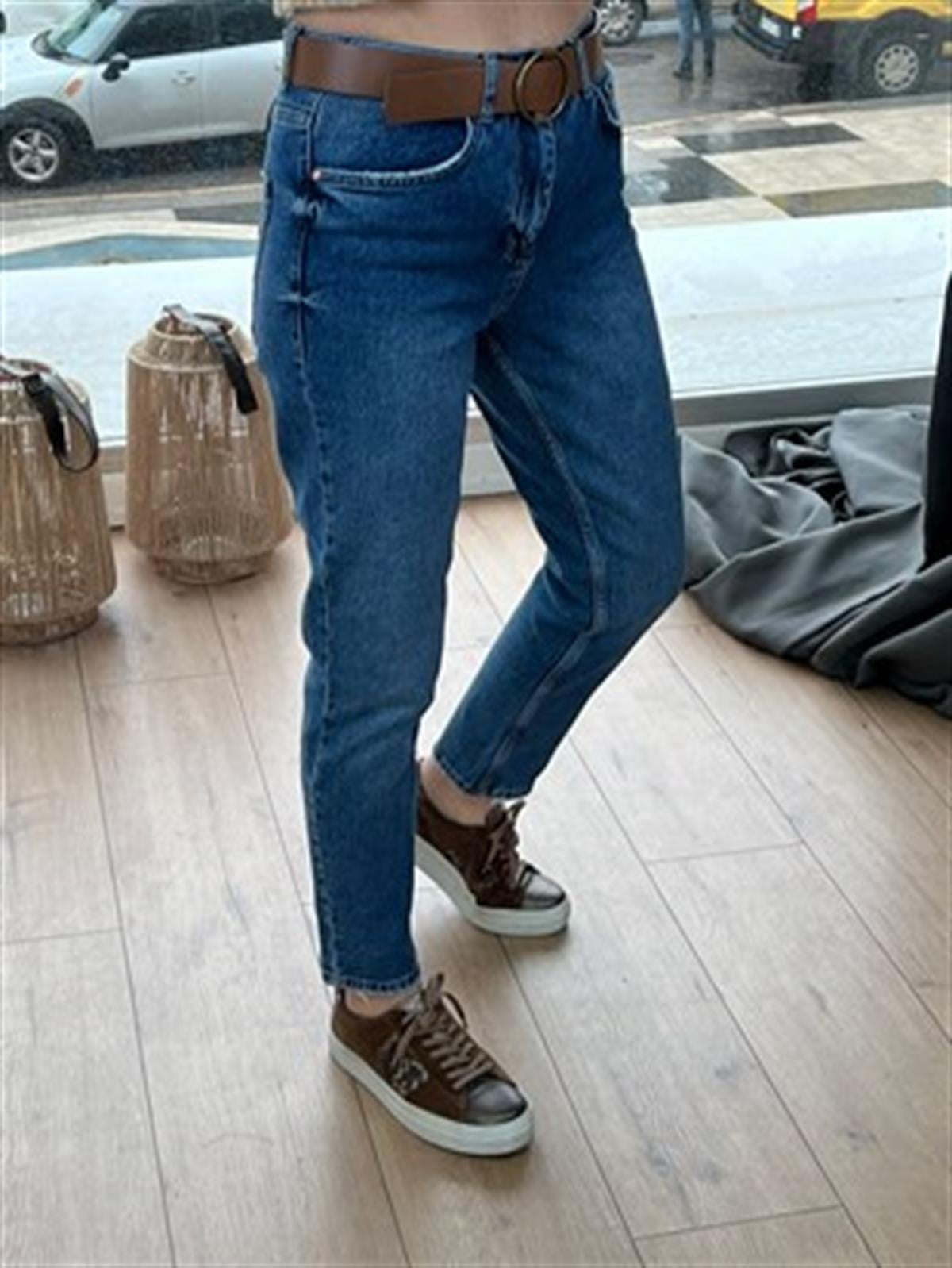 D-590 MOM BLUE JEAN MAVİ