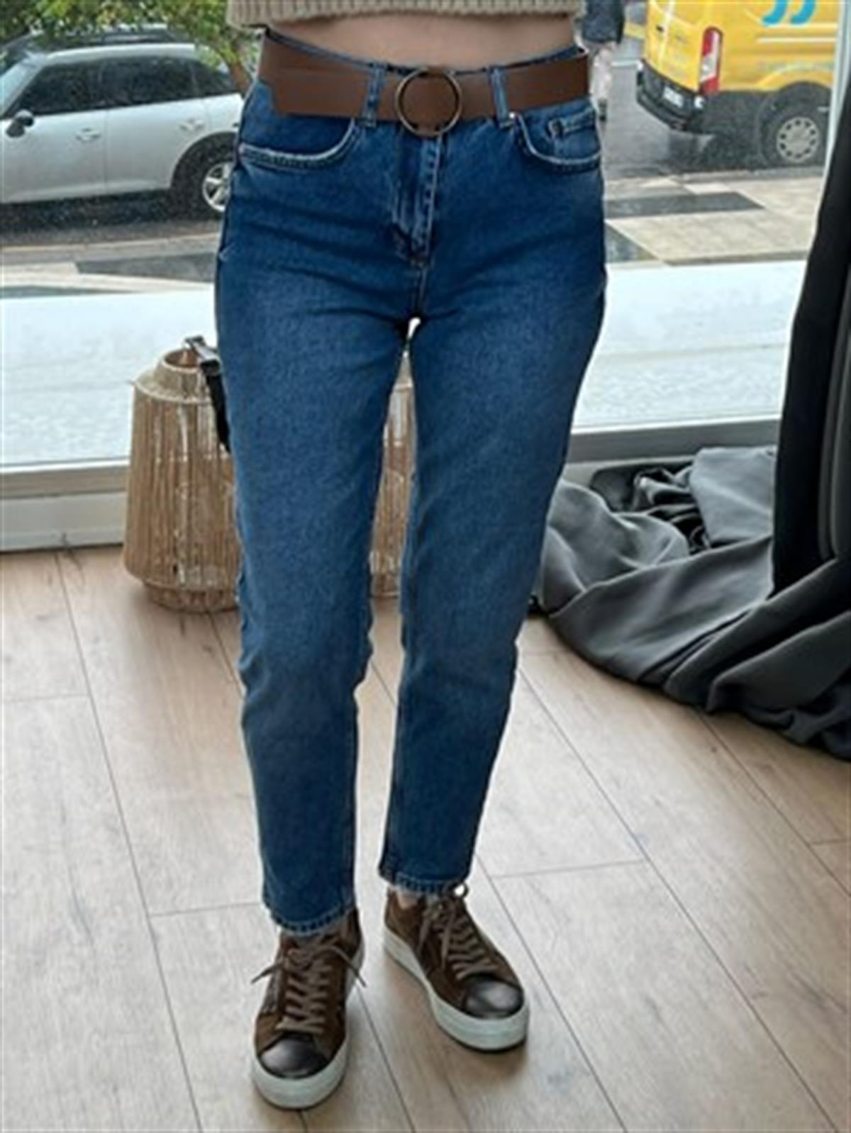 D-590 MOM BLUE JEAN MAVİ