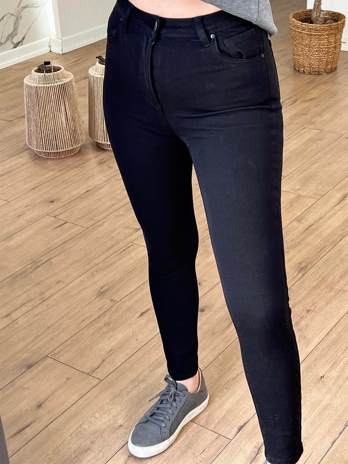 ENBOY LİKRALI PANTOLON SİYAH