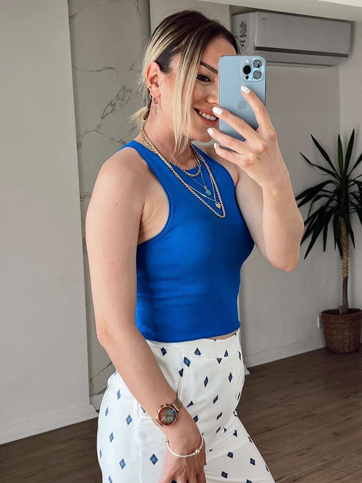 Halter Yaka Tshirt SAKS
