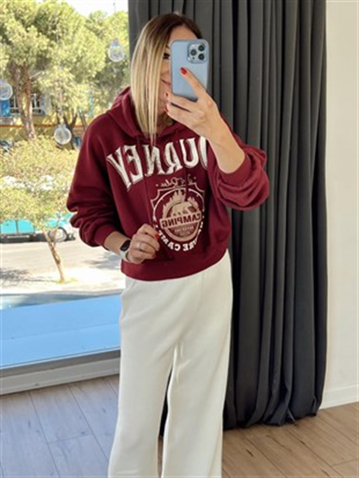 JOURNEY KISA SWEAT BORDO