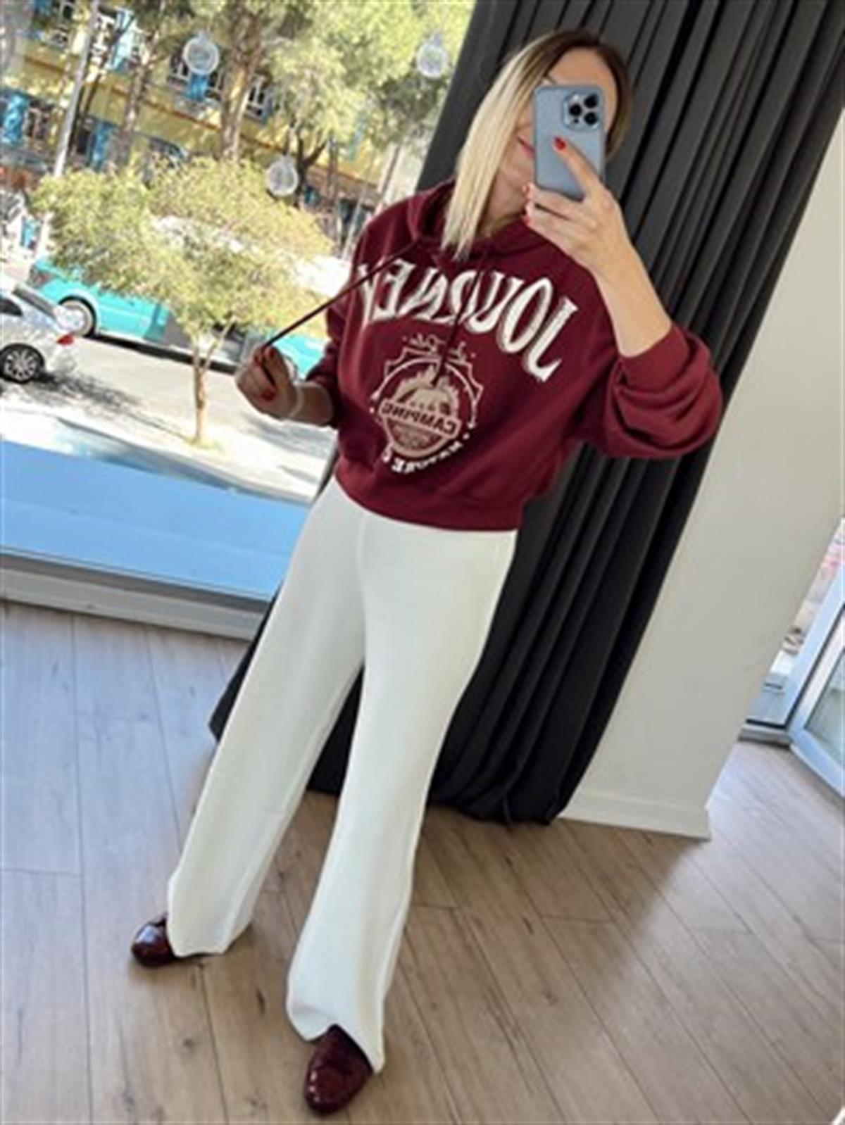 JOURNEY KISA SWEAT BORDO