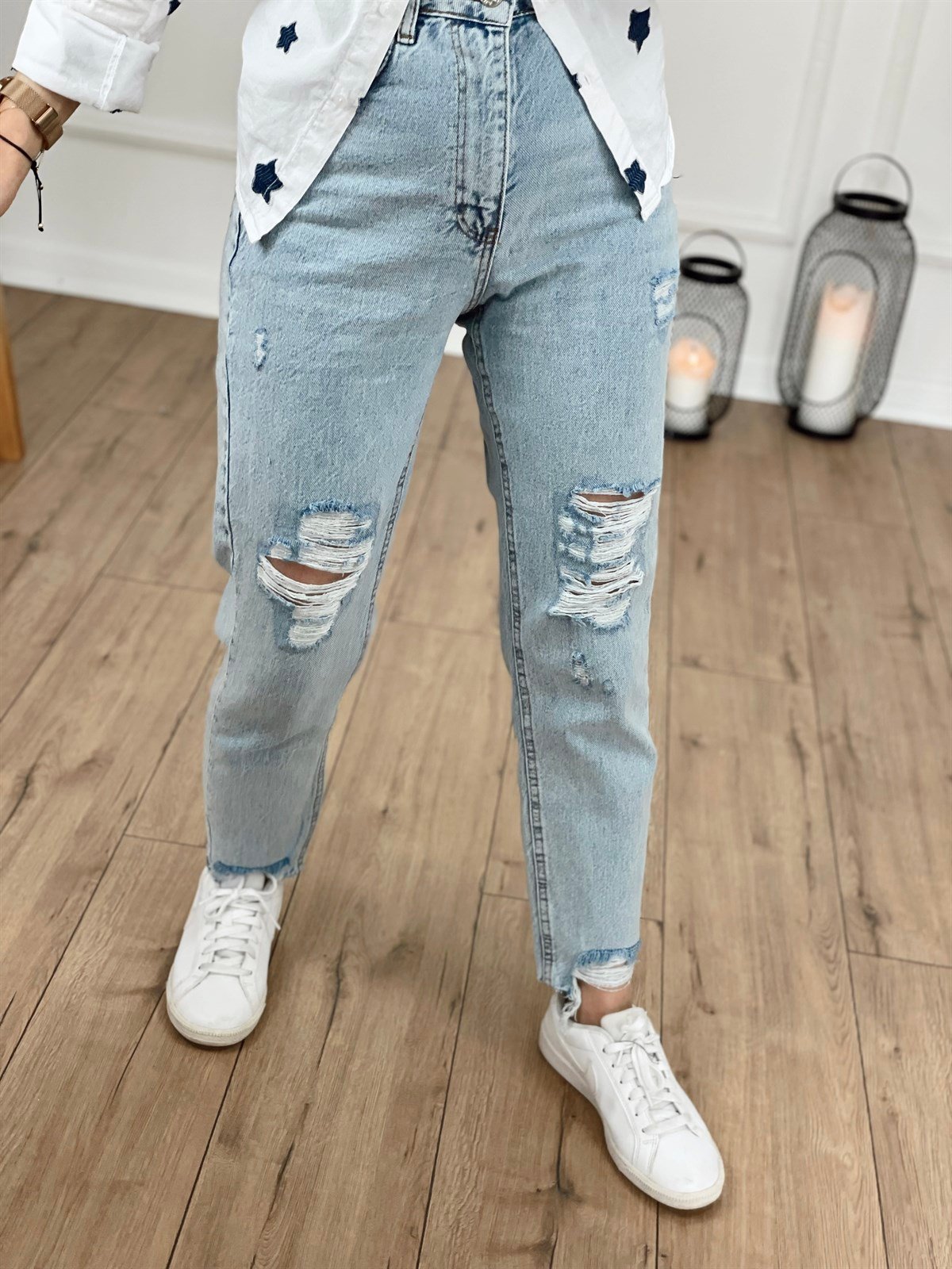Kar Yıkama Mom Jean