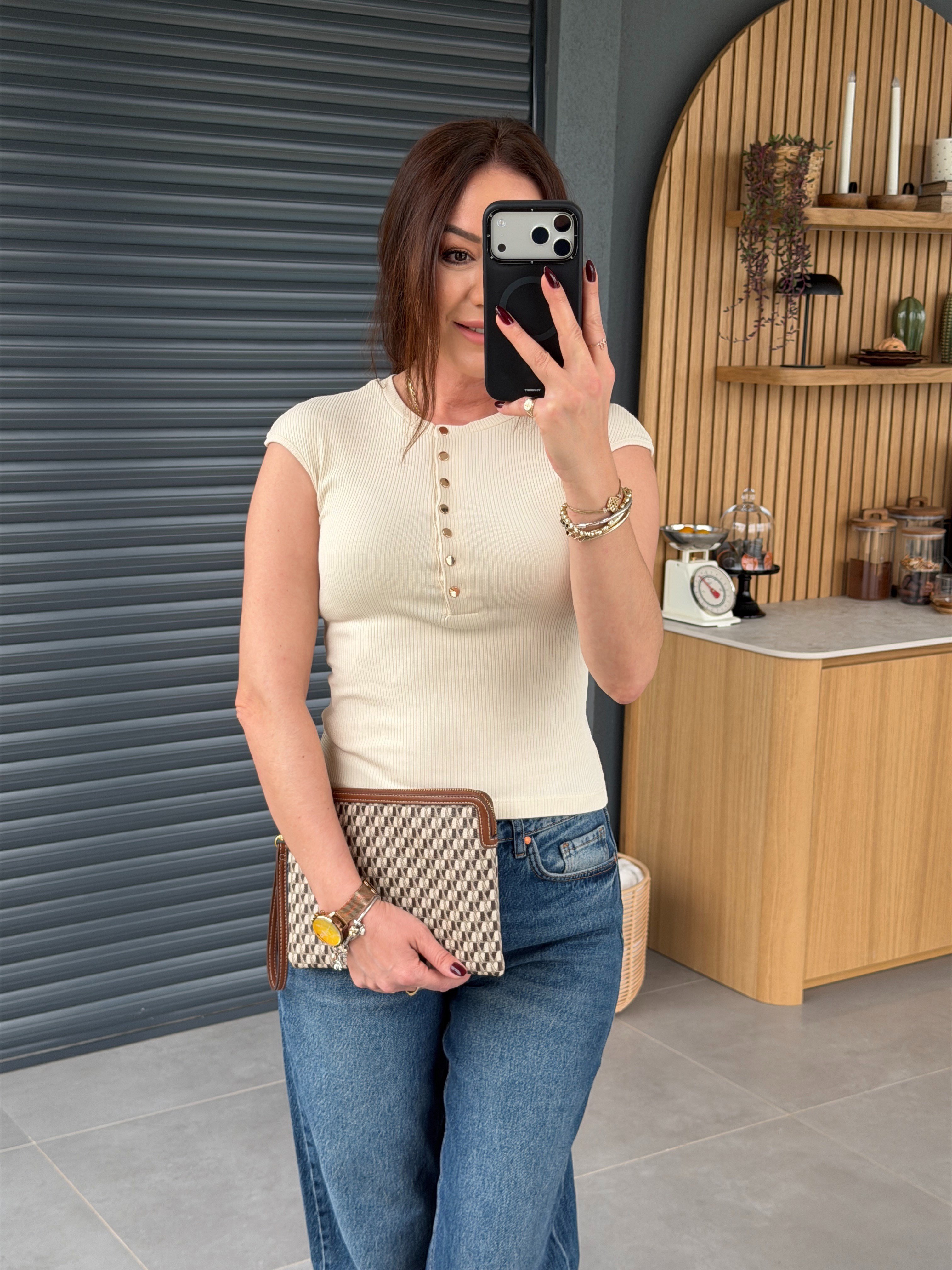 Kolsuz Çıtçıtlı Body KREM
