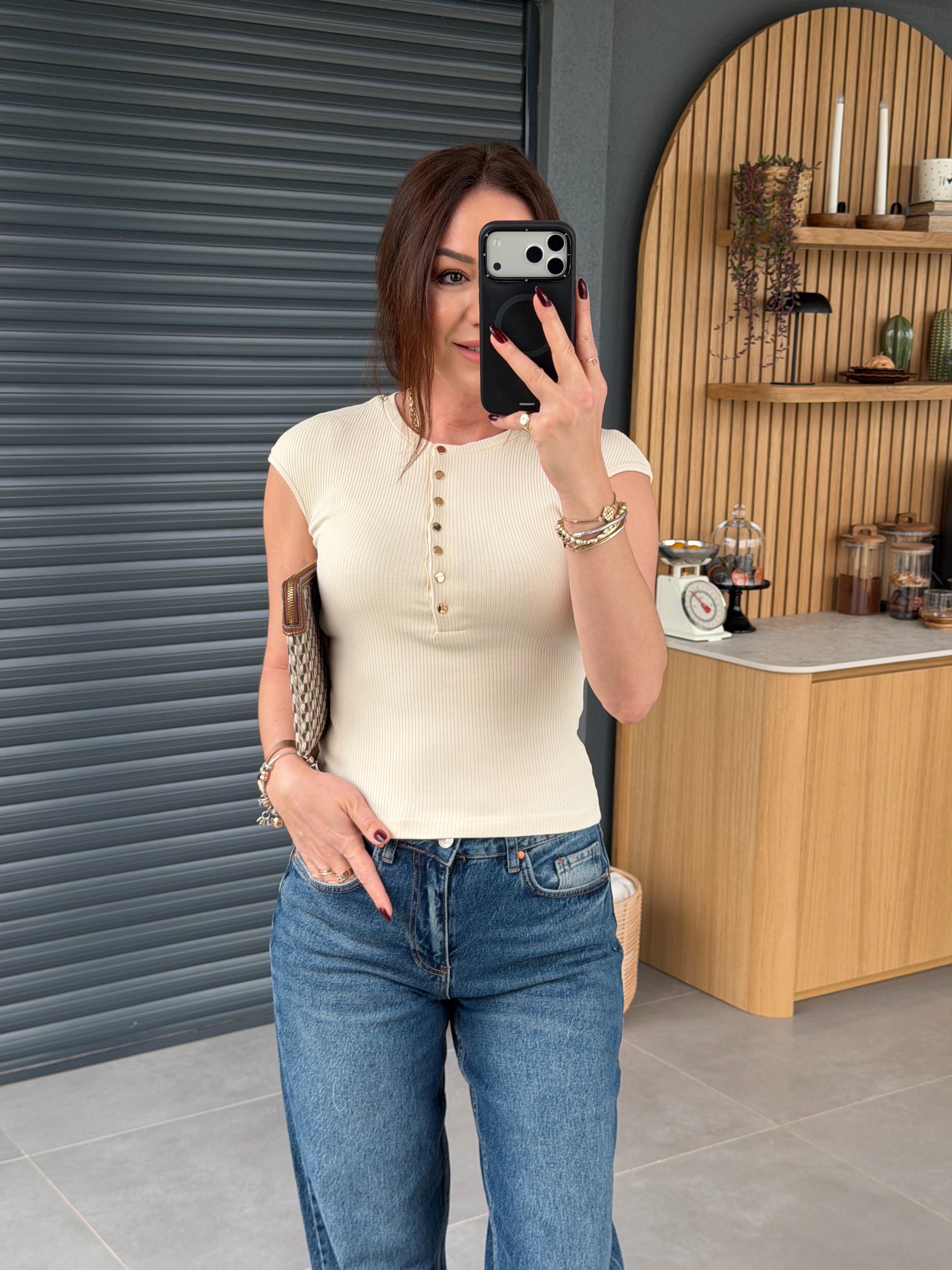 Kolsuz Çıtçıtlı Body KREM