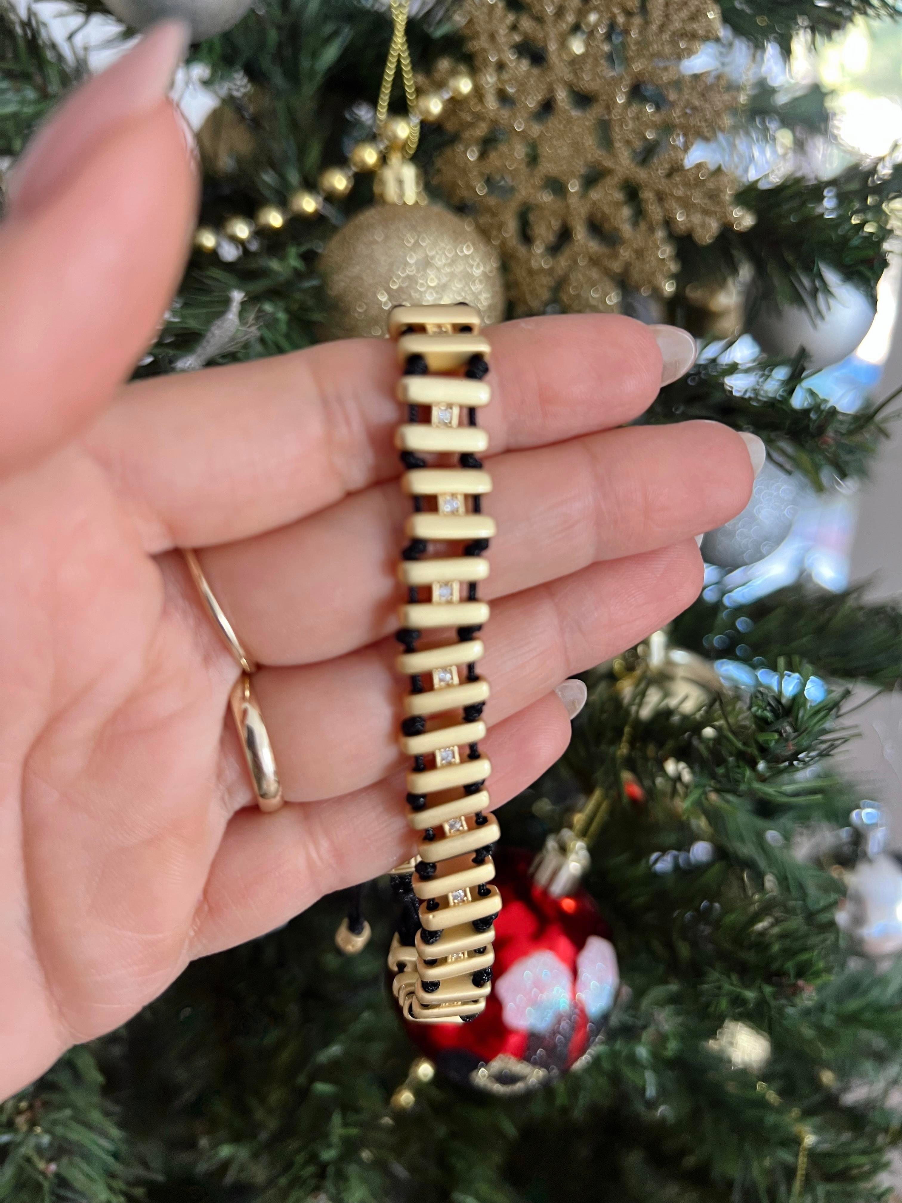 Köprü Model İpli Bileklik GOLD