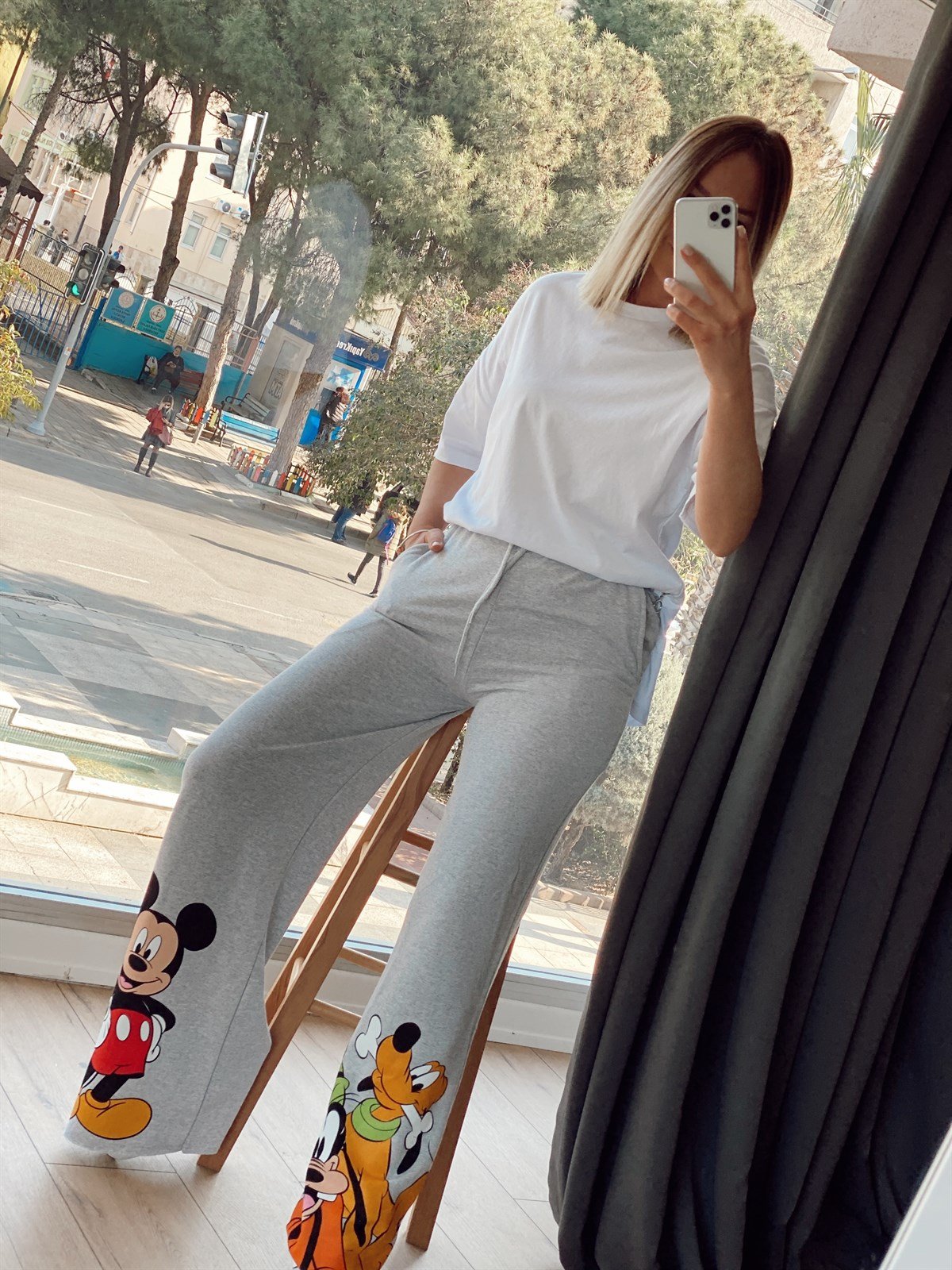 Mickey Mouse Eşofman Gri