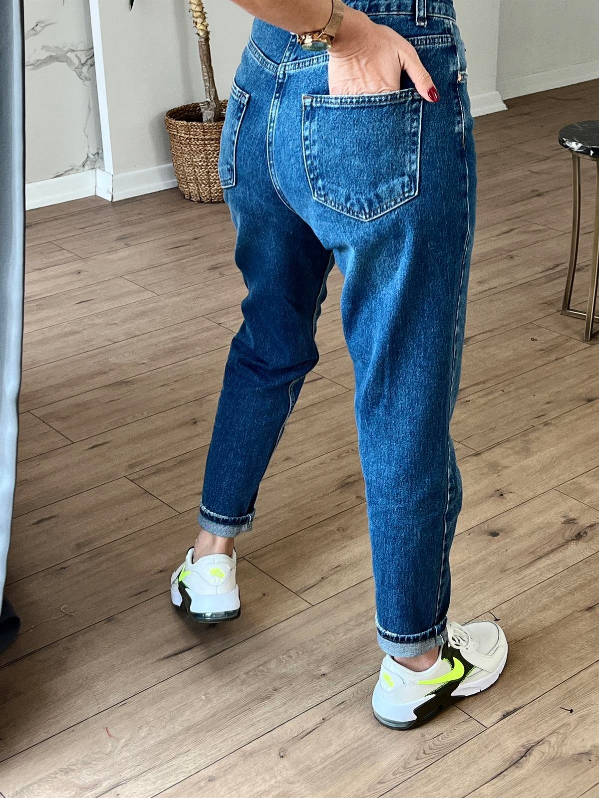 Mom Blue Jean MAVİ