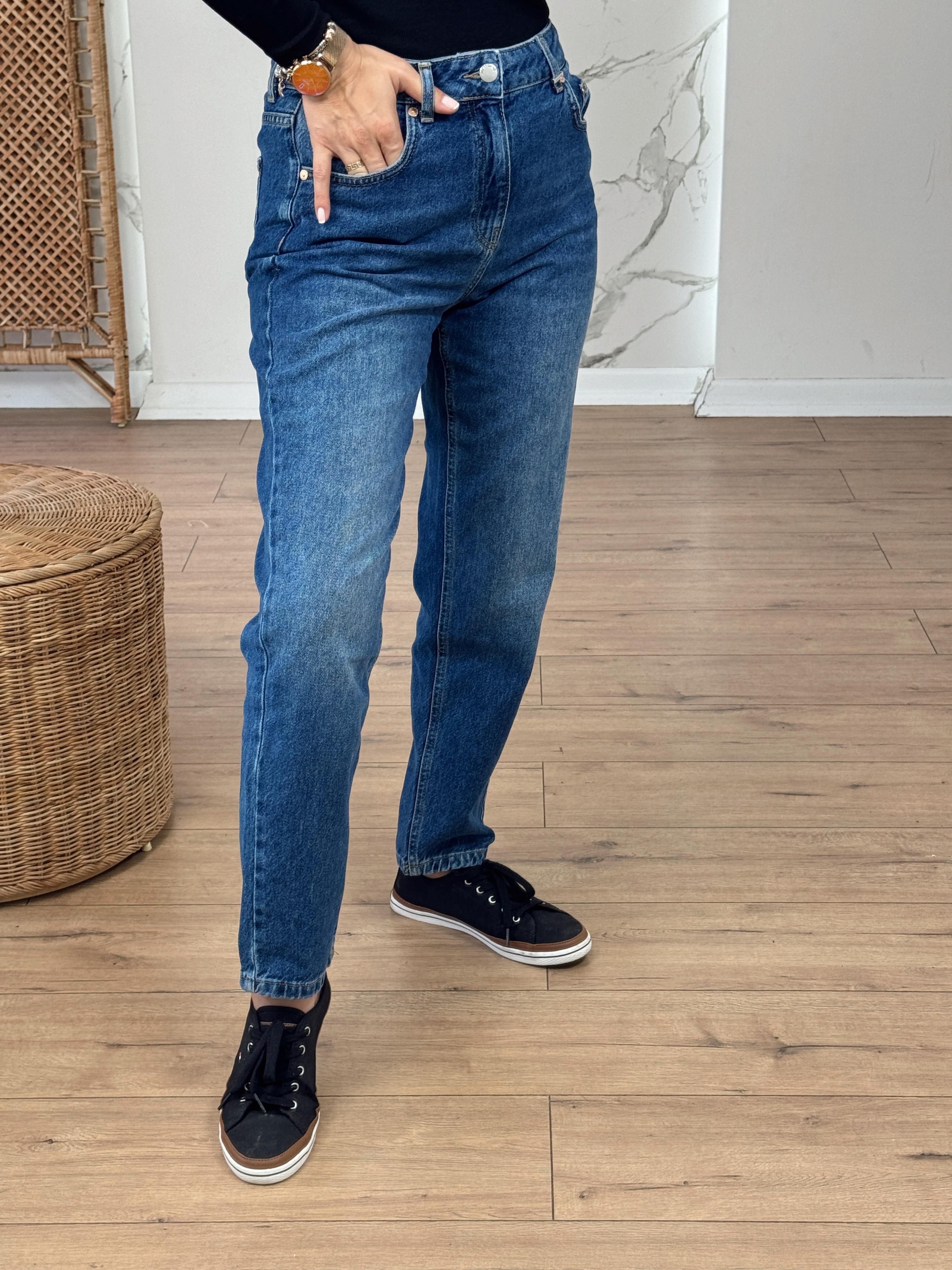 Mom Fit Jean AÇIK MAVİ