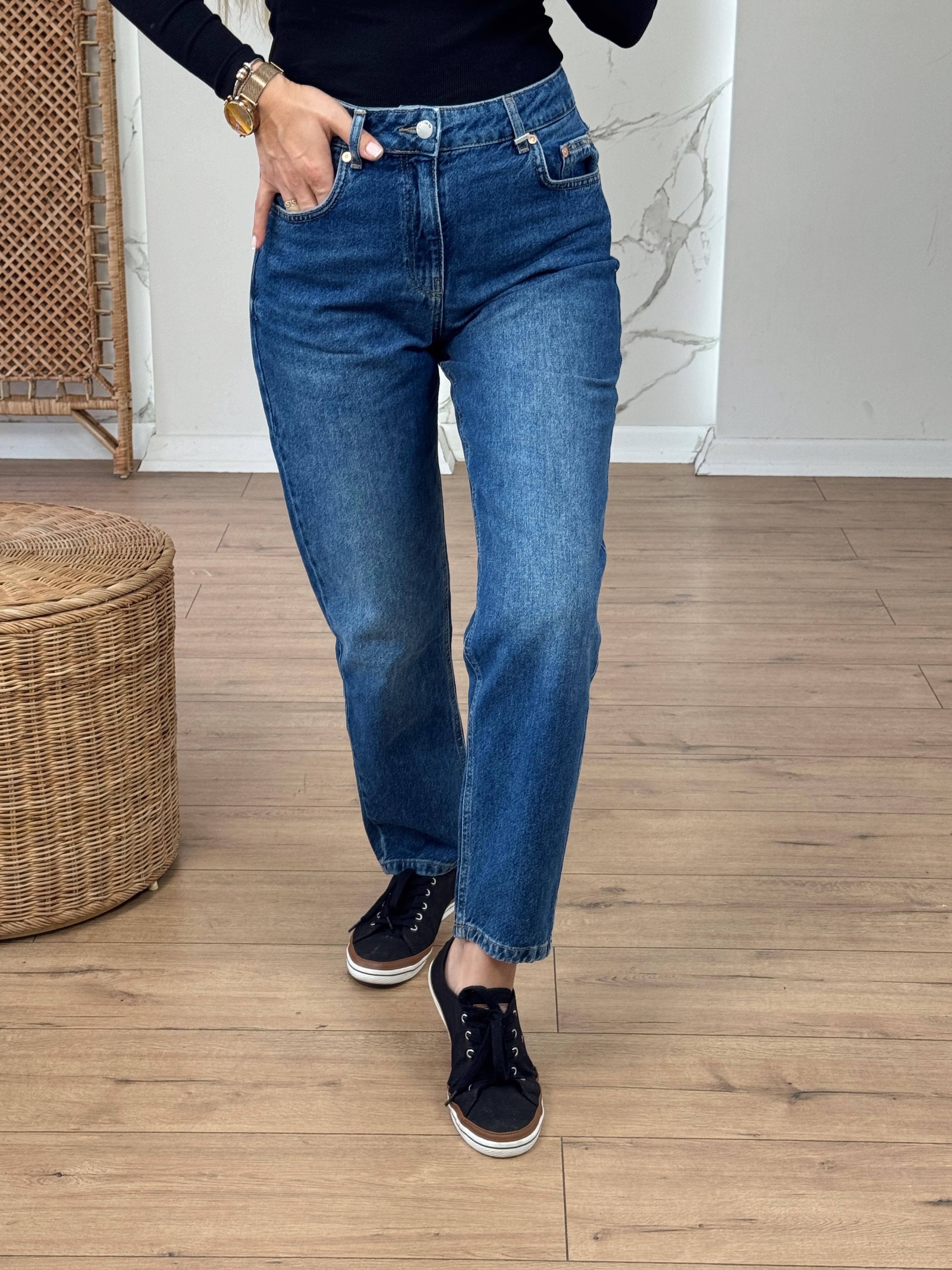 Mom Fit Jean AÇIK MAVİ