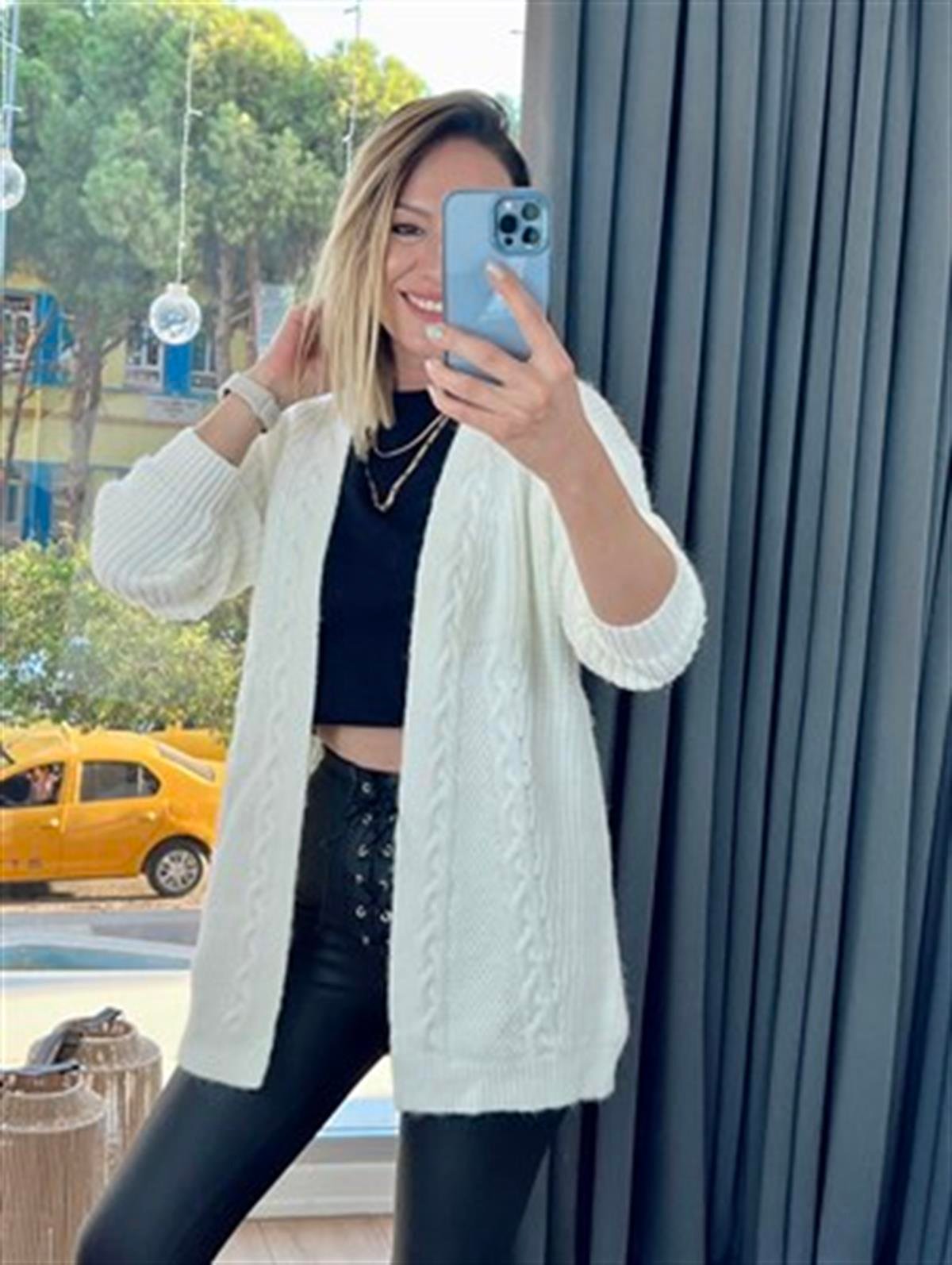 ÖRGÜ HIRKA BEYAZ