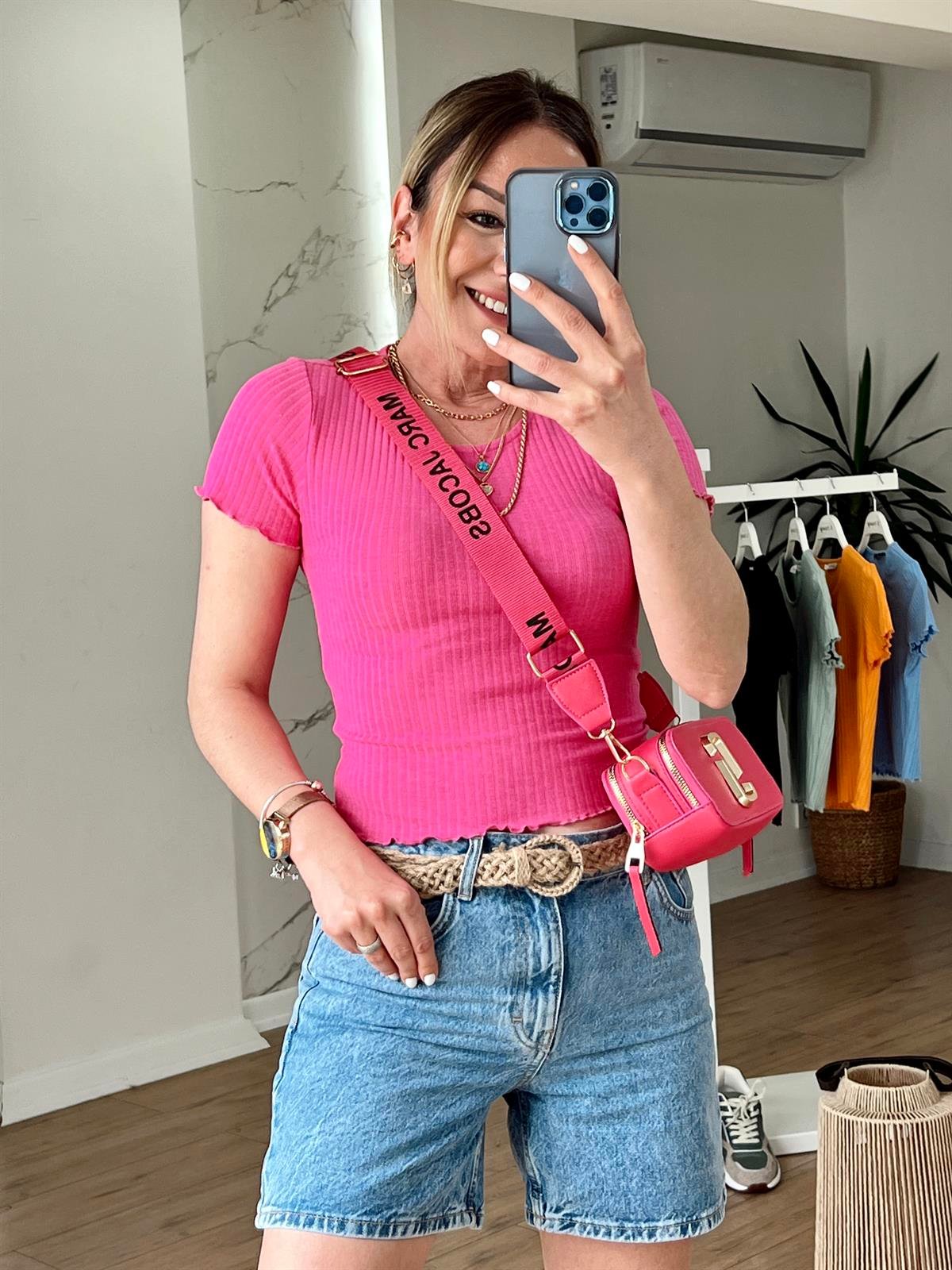 Orj Marka Fitilli Kaşkorse Body FUSYA