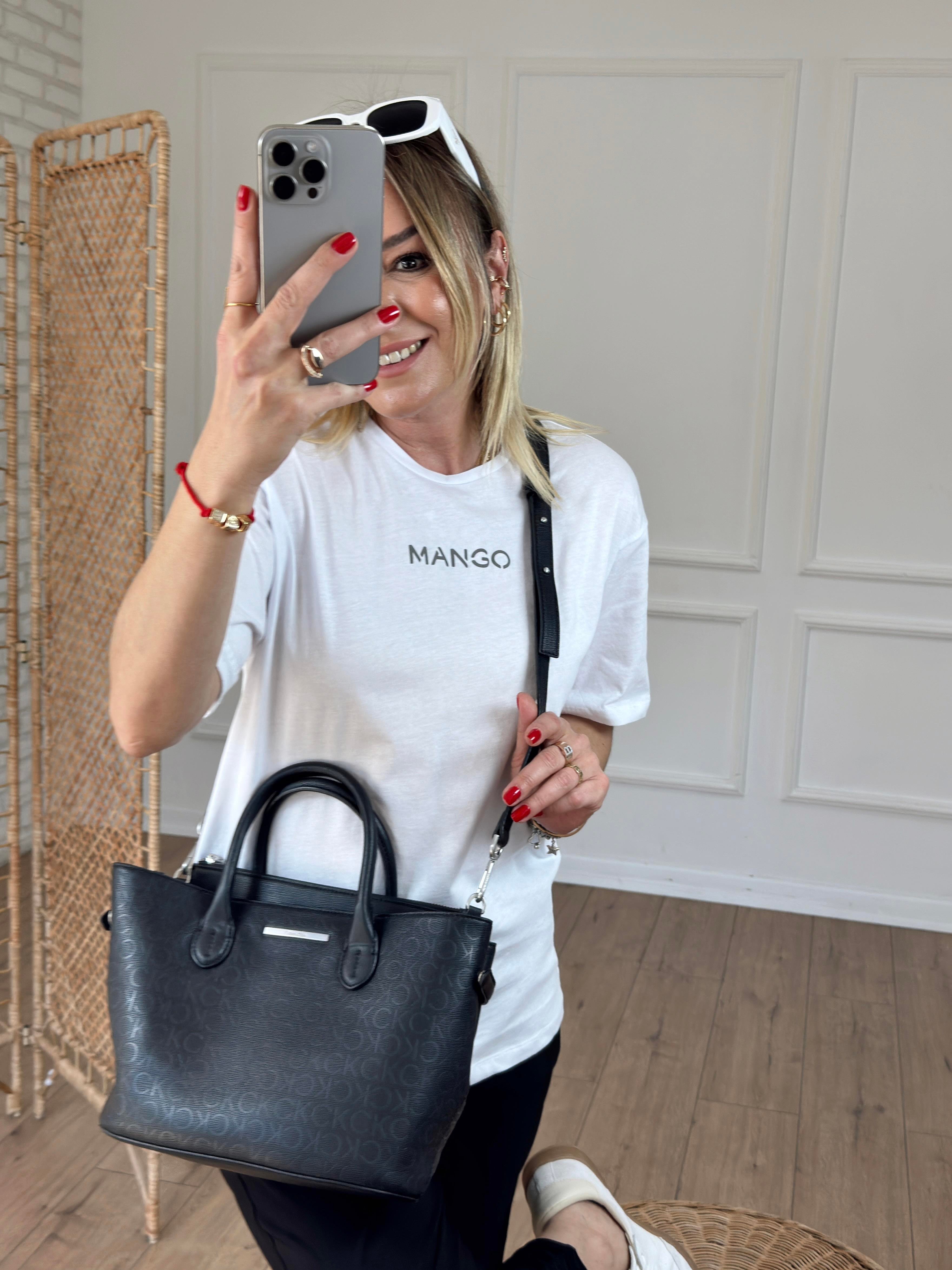 Orj Marka Tshirt BEYAZ