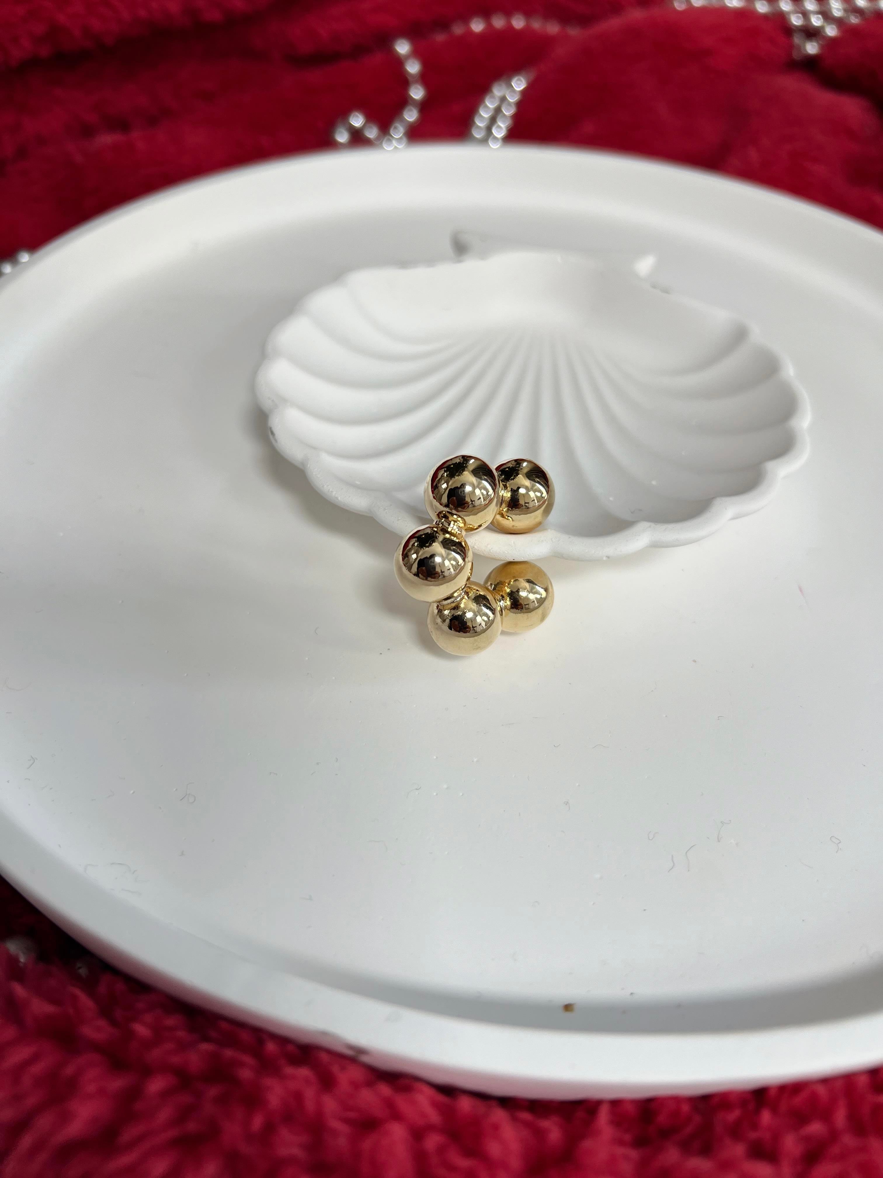 Topcuk Kıkırdak Küpe GOLD