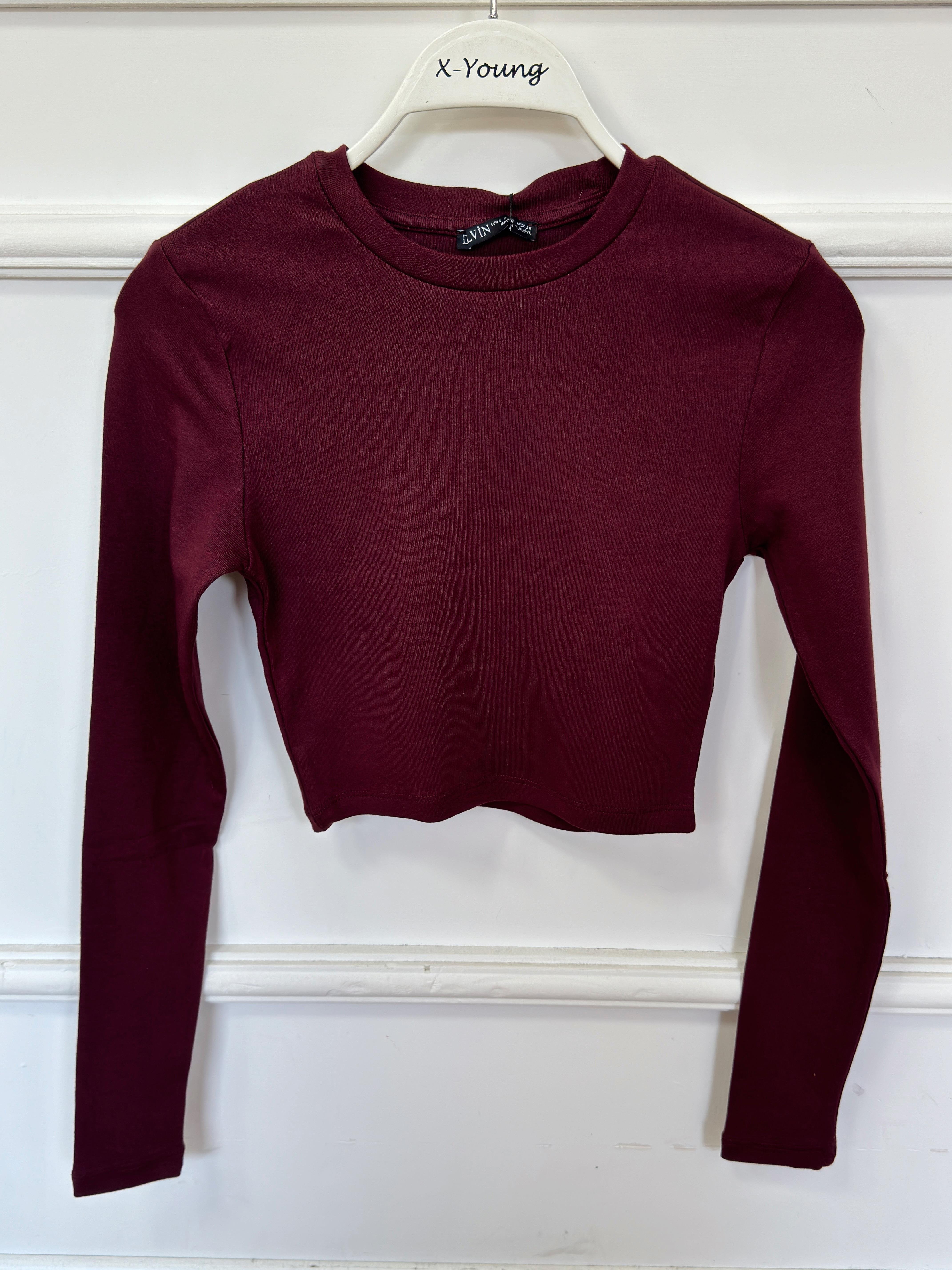 Uzun Kollu Crop BORDO