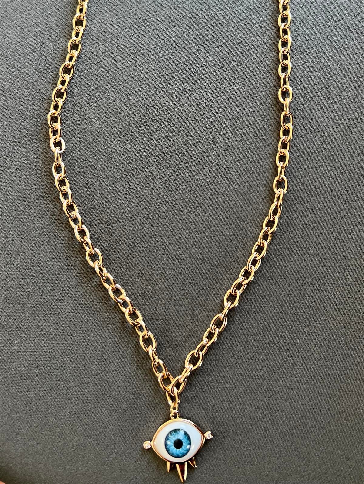 Zincirli Göz Kolye GOLD