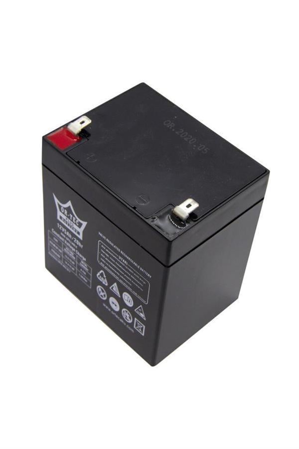 12V 5AH Bakımsız Kuru Akü - Ortec 12V 1A Şarj Aletli Set