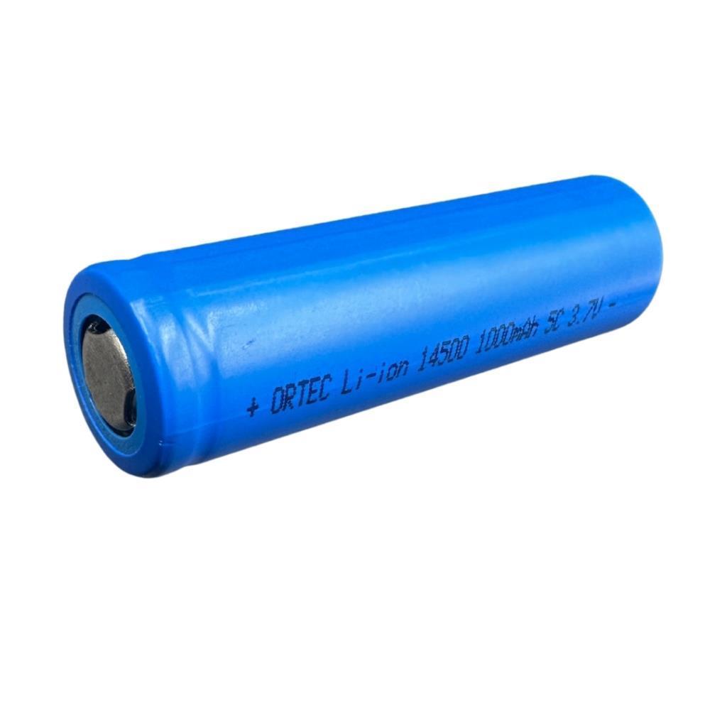 14500 3.7V Li-Ion 1000mAh 5C Şarj Edilebilir Kalem Pil 3'Lü