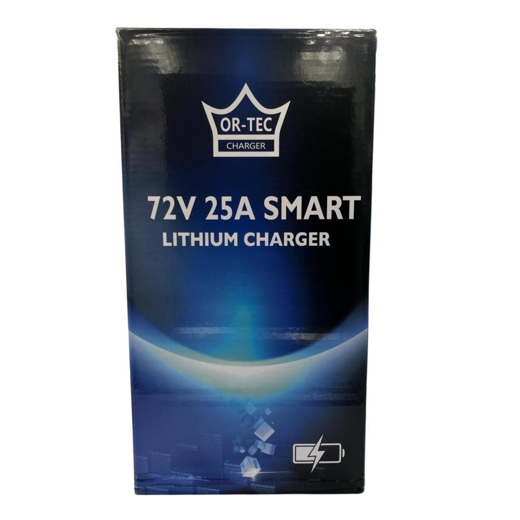 72V 100AH LiFePO4 Bluetooth Özellikli - 72V 25A Li-Ion ve LiFePO4 Şarj Cihazı Seti