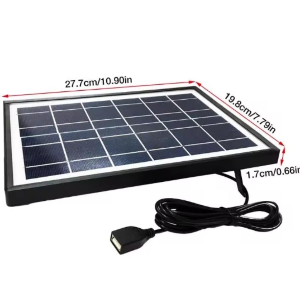 8Watt Taşınabilir Güneş Paneli Telefon Şarj Güç Kaynağı