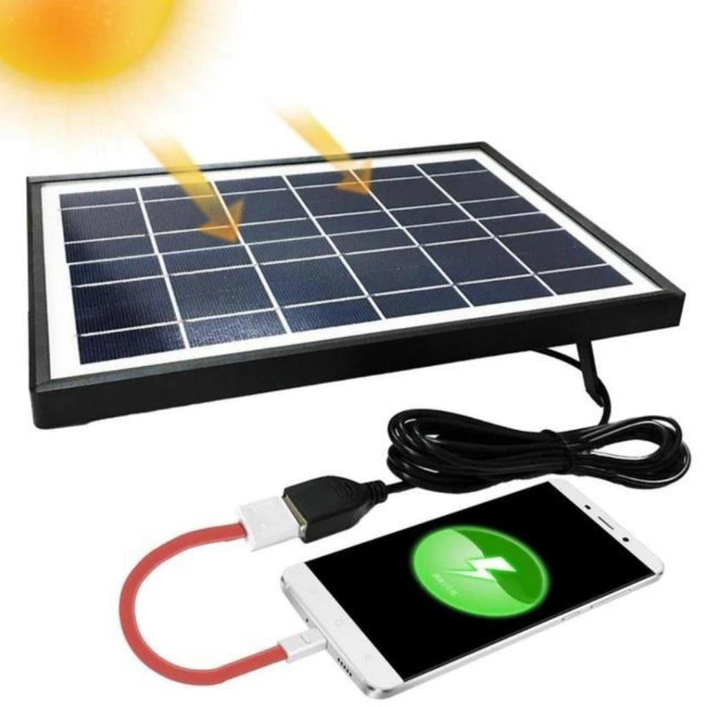 8Watt Taşınabilir Güneş Paneli Telefon Şarj Güç Kaynağı
