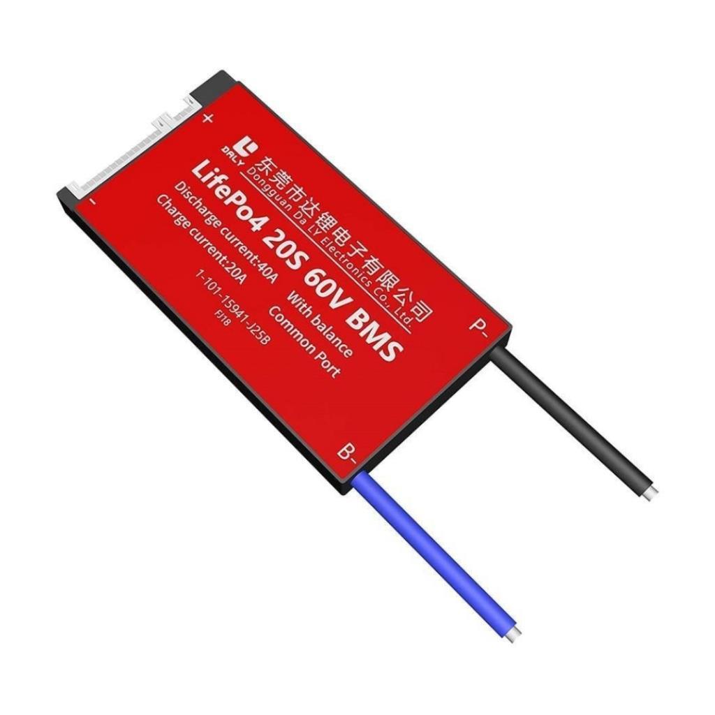 DALY LiFePO4 BMS 20S 60V 40A Balanslı Ortak Port