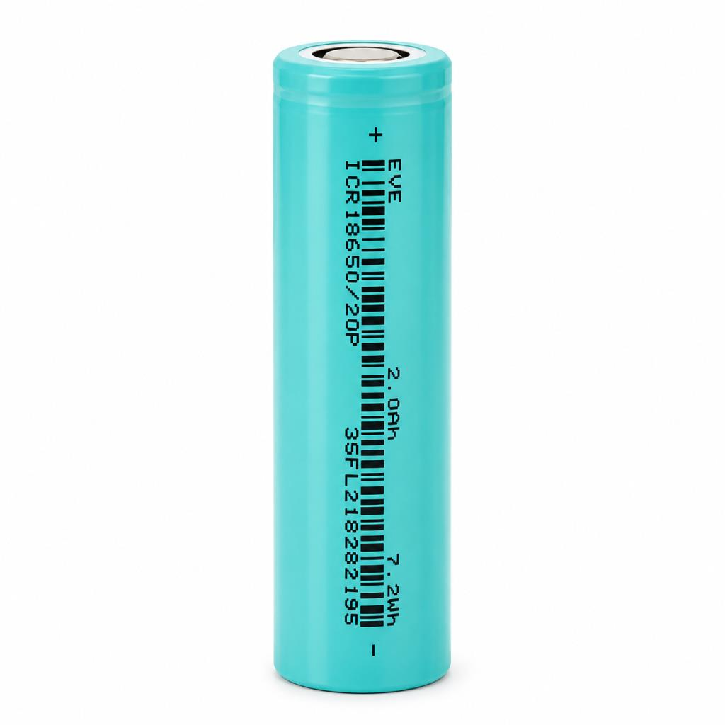 EVE 18650-20P-3.7V 2000 Mah Li-ion Şarjlı Pil