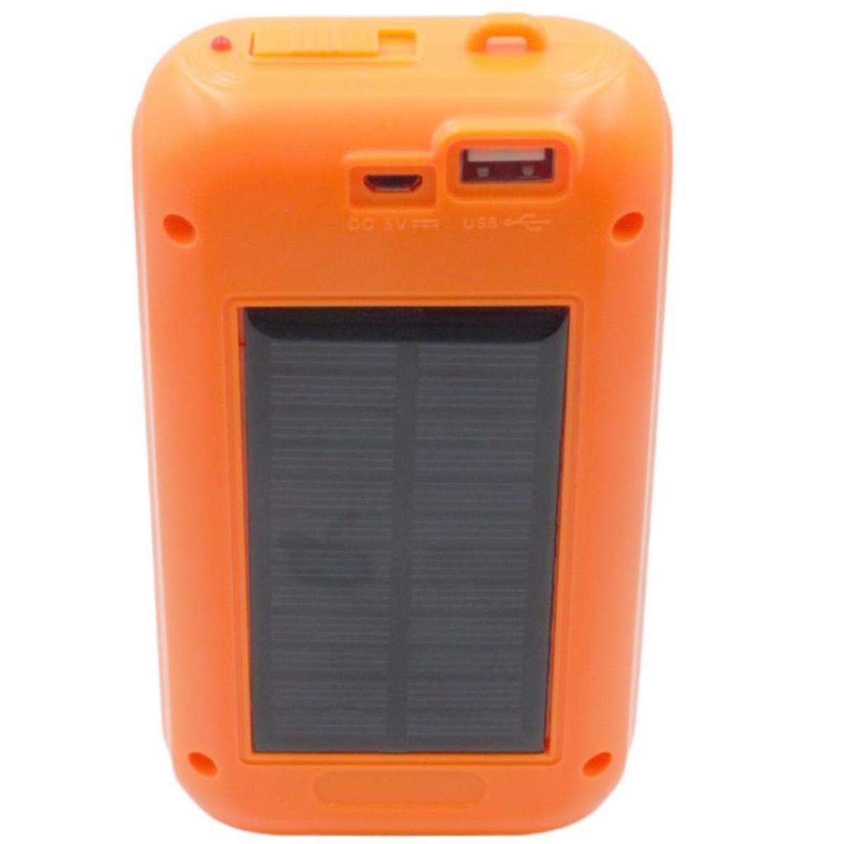 Gold Silver GS-875 Güneş Enerjili Powerbank Özellikli Işıldak