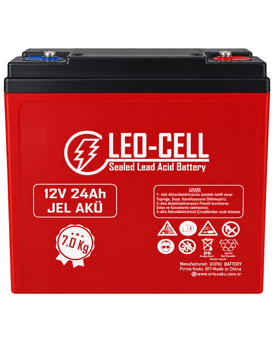 Leo-Cell 12V 24AH Japon Teknolojisi Elektrikli Motorsiklet Aküsü 7 Kg 6'lı Set Ağustos 2026 Üretim