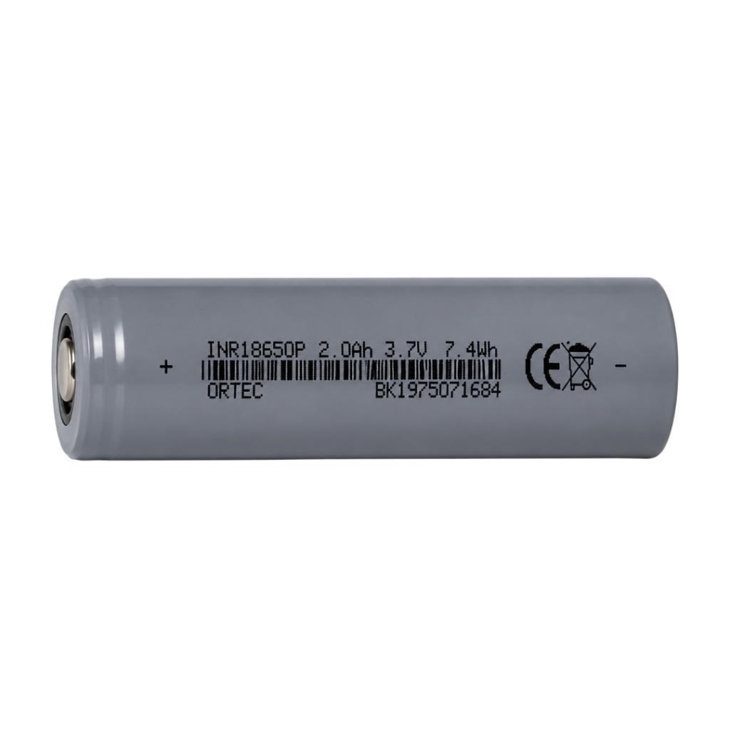 OR-TEC 18650 3.7V 2000mAh 3C Şarj Edilebilir Pil