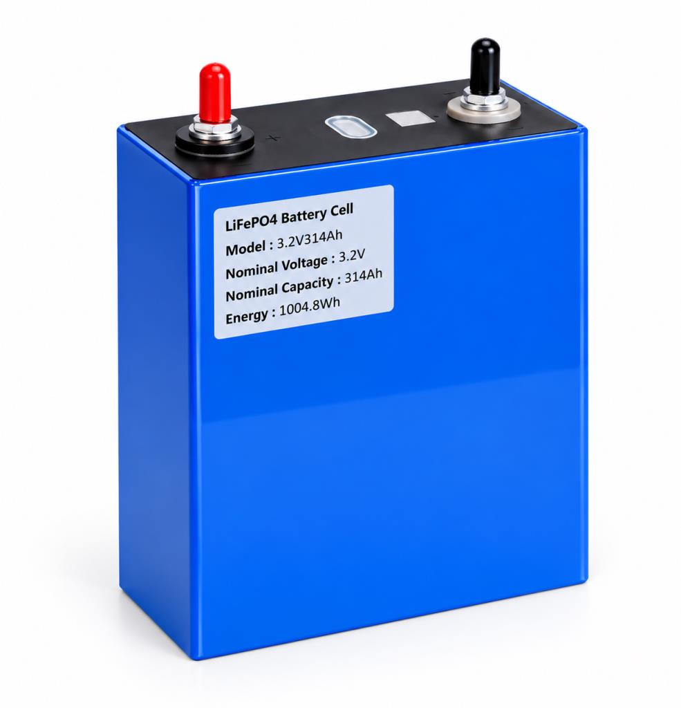 OR-TEC 3.2V 314Ah LiFePo4 Cornex Prizmatik Pil Hücresi