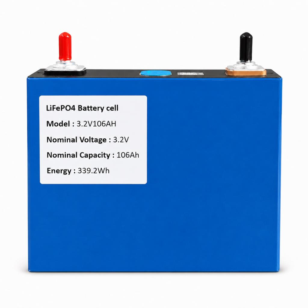 OR-TEC 3.2V 106Ah LiFePo4 Gotion Prizmatik Pil Hücresi