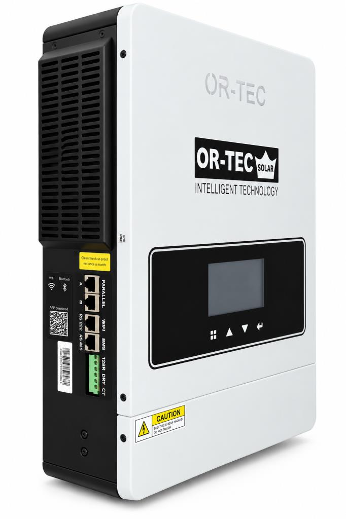 OR-TEC 48V 6.5kW Paralel Destekli Wi-Fi Çift MPPT Akıllı İnverter