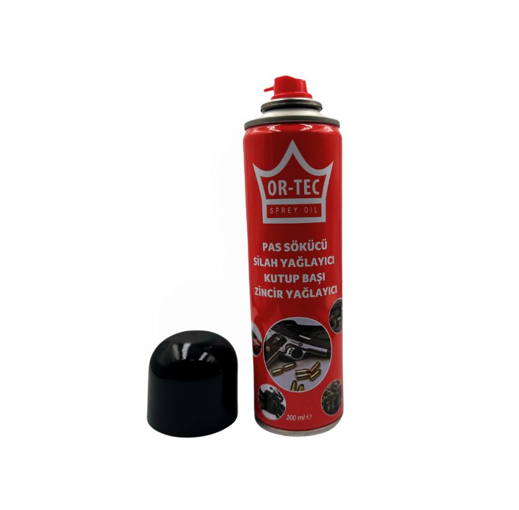 OR-TEC Pas Sökücü, Yağlayıcı ve Koruyucu Sprey 200 ml