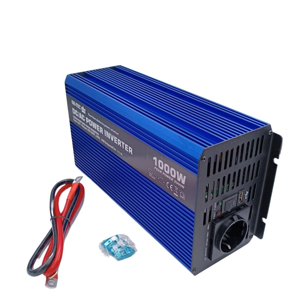 OR-TEC Solar 12 Volt 1000 Watt Tam Sinüs İnverter