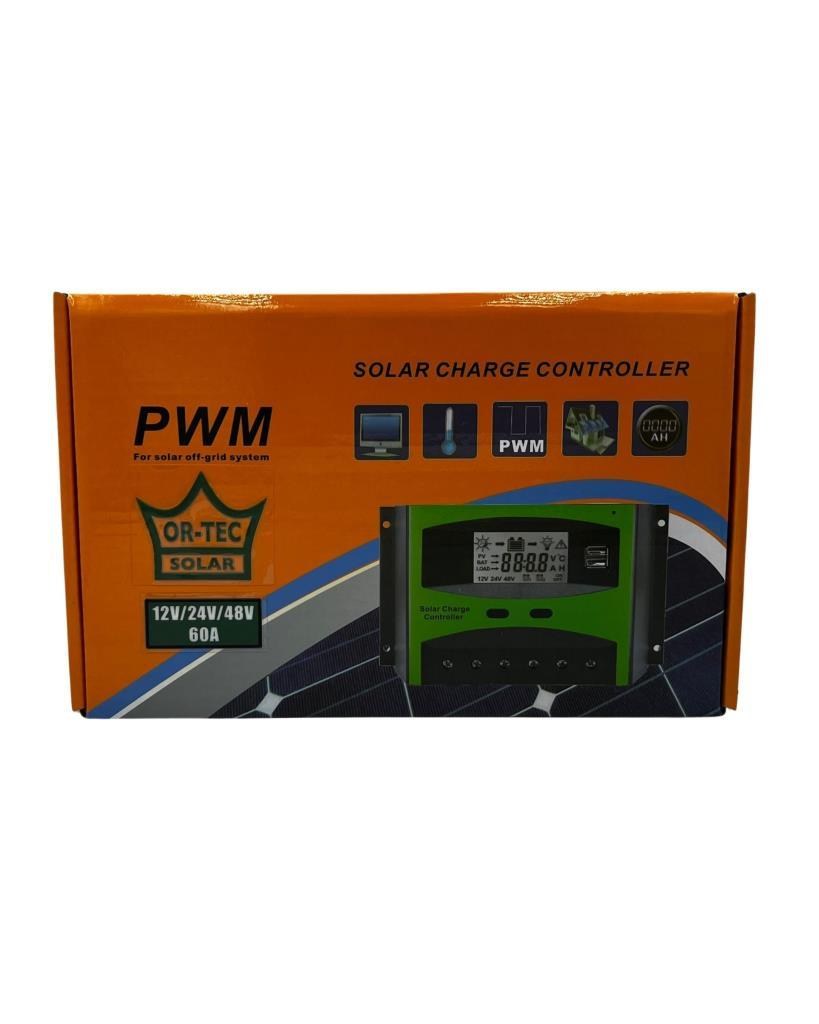 Or-Tec Solar 12/24/48V 60A PWM Şarj Kontrol Cihazı