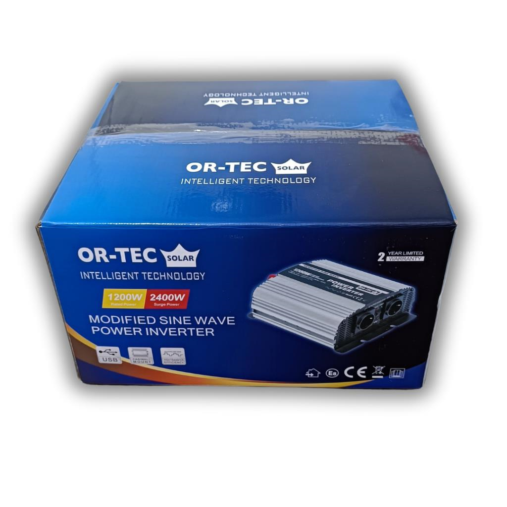 Or-Tec Solar 12v 1200W Modifiye Sinüs İnverter