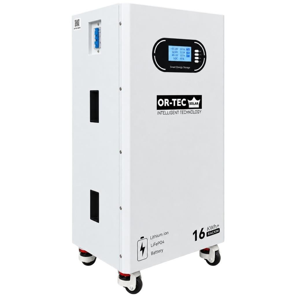 OR-TEC Solar Truva Serisi 16 kWh 51.2 V 314 Ah LiFePO4 Batarya