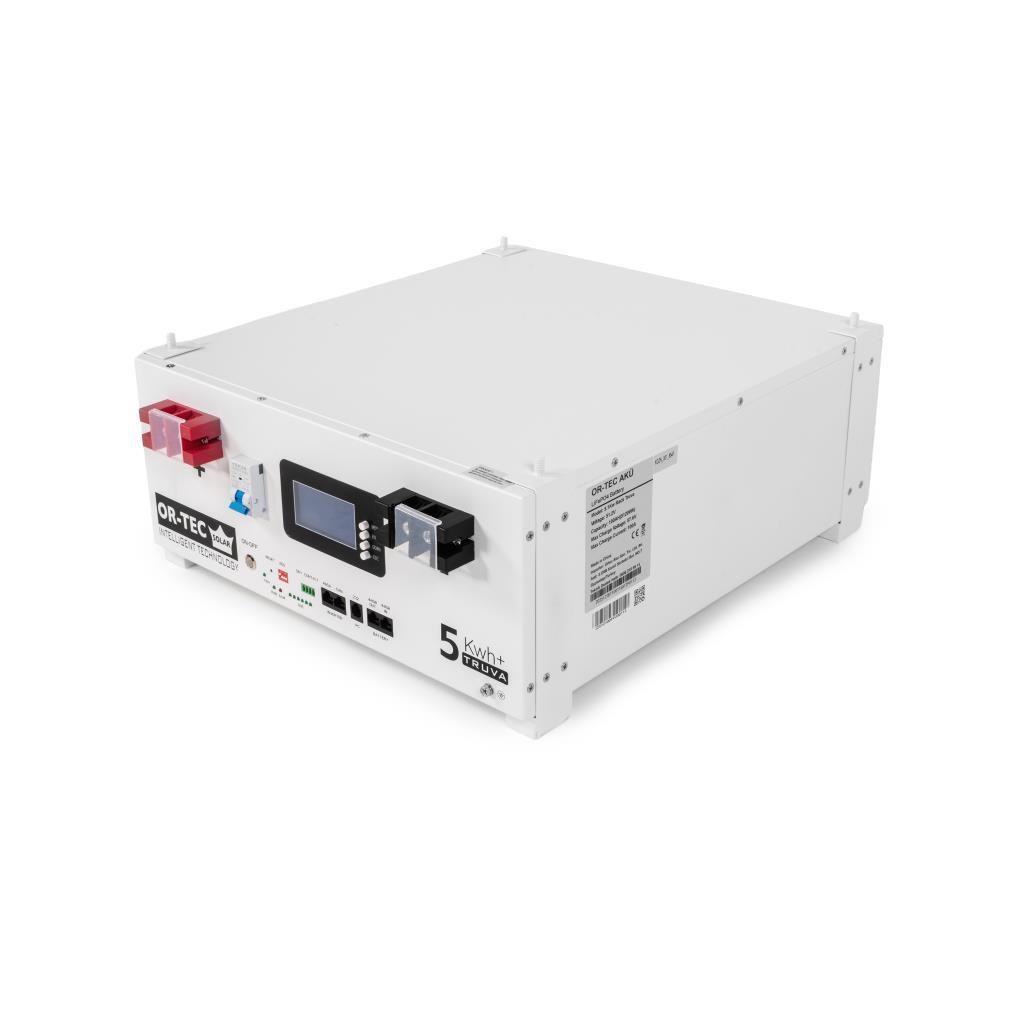 OR-TEC Solar Truva Serisi 5 kWh 51.2 V 100 Ah Kaset Tipi LiFePO4 Batarya