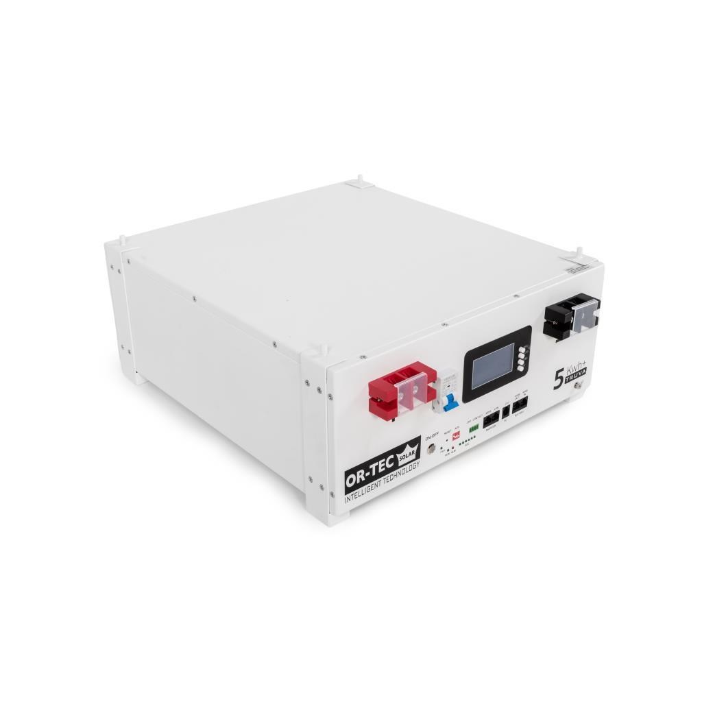 OR-TEC Solar Truva Serisi 5 kWh 51.2 V 100 Ah Kaset Tipi LiFePO4 Batarya