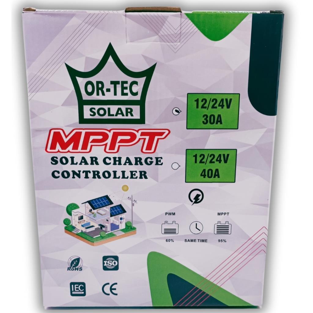 Ortec 30 Amper 12V / 24V MPPT Şarj Kontrol Cihazı Bluetooth Özellikli
