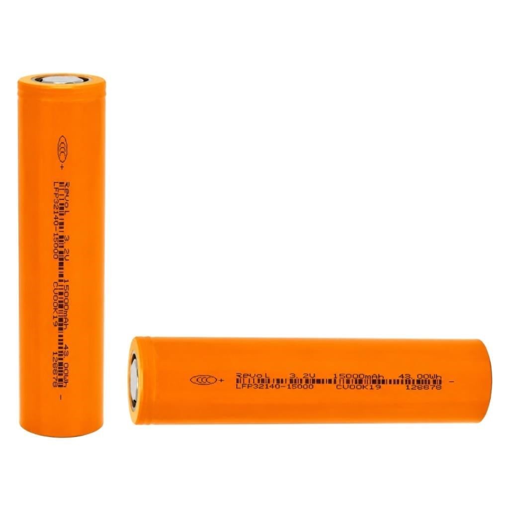 ORTEC 32140 3.2V 15Ah 2C LiFePO4 Silindirik Pil Hücresi