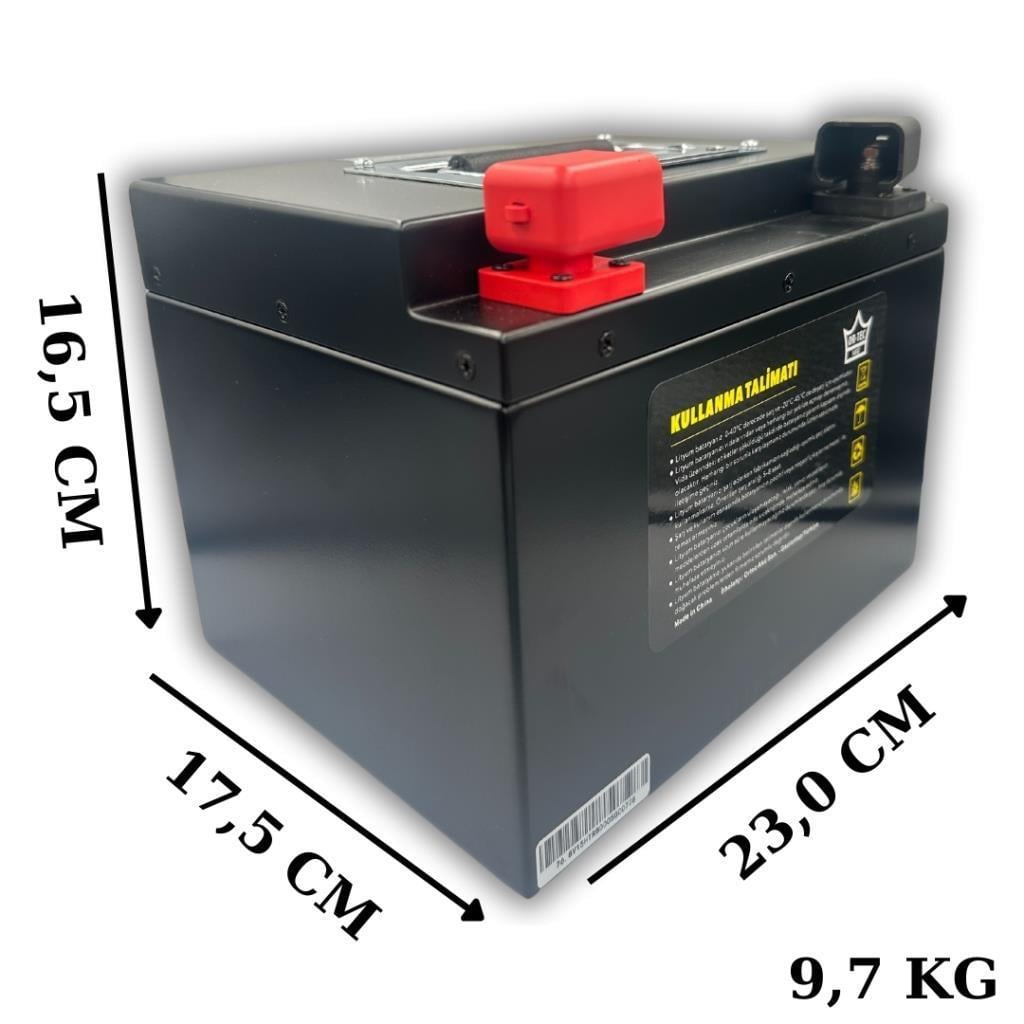 Ortec 72V 15-20AH Lityum LiFePO4 Elektrikli Motosiklet Aküsü