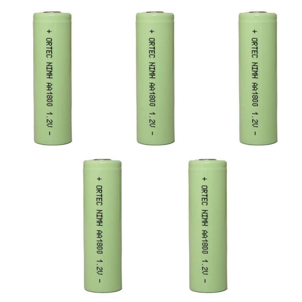 Ortec AA 1.2V Ni-Mh 1800mAh Şarj Edilebilir Kalem Pil 5'Li